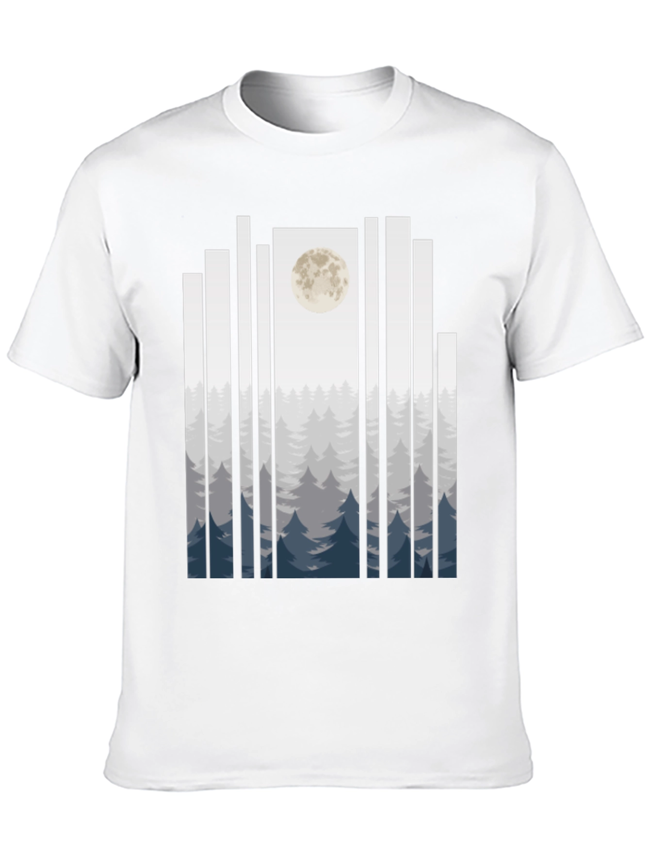 Moonlit Forest T-Shirt - Black