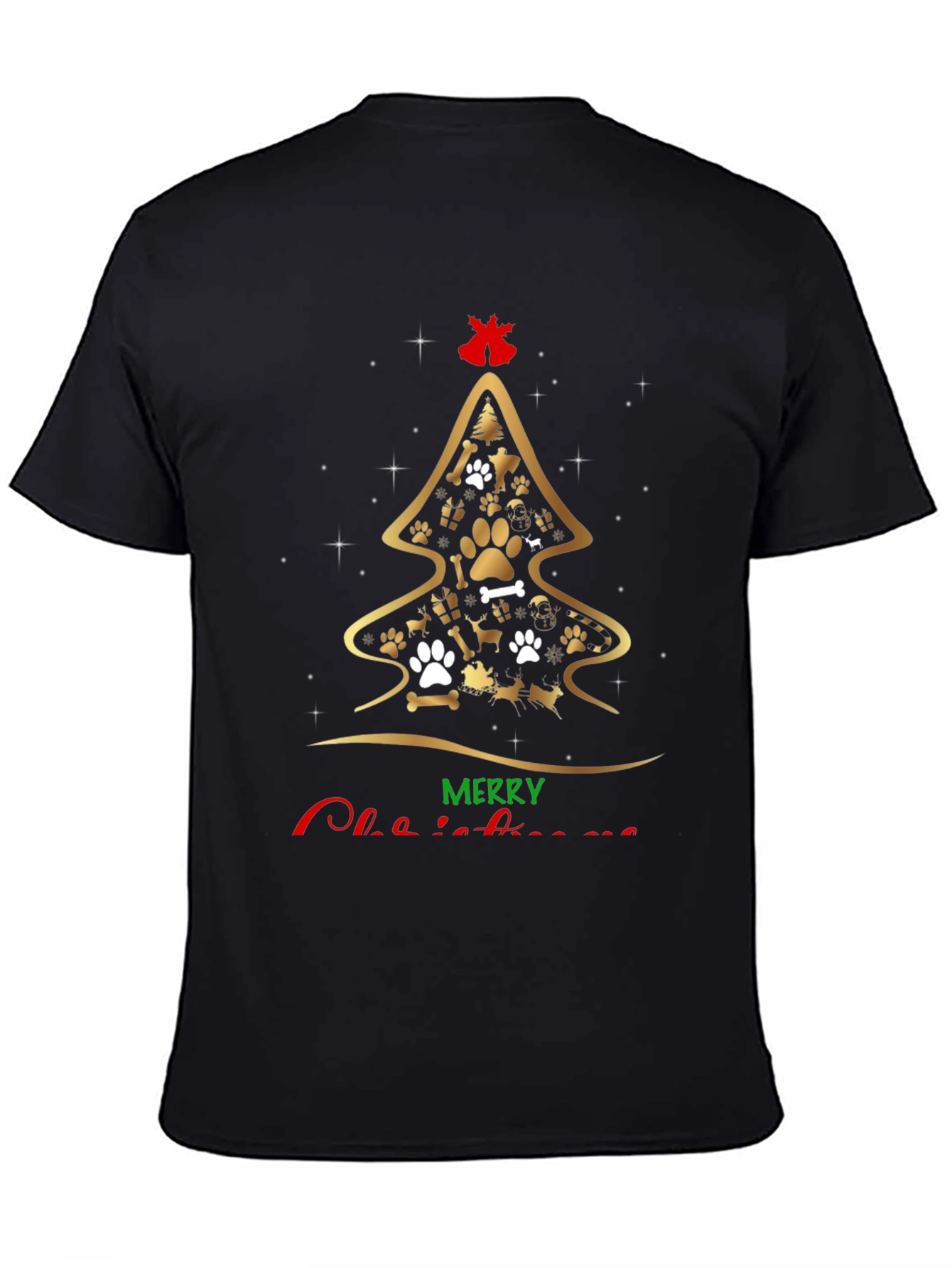 Dog Lover Christmas Tree T-Shirt