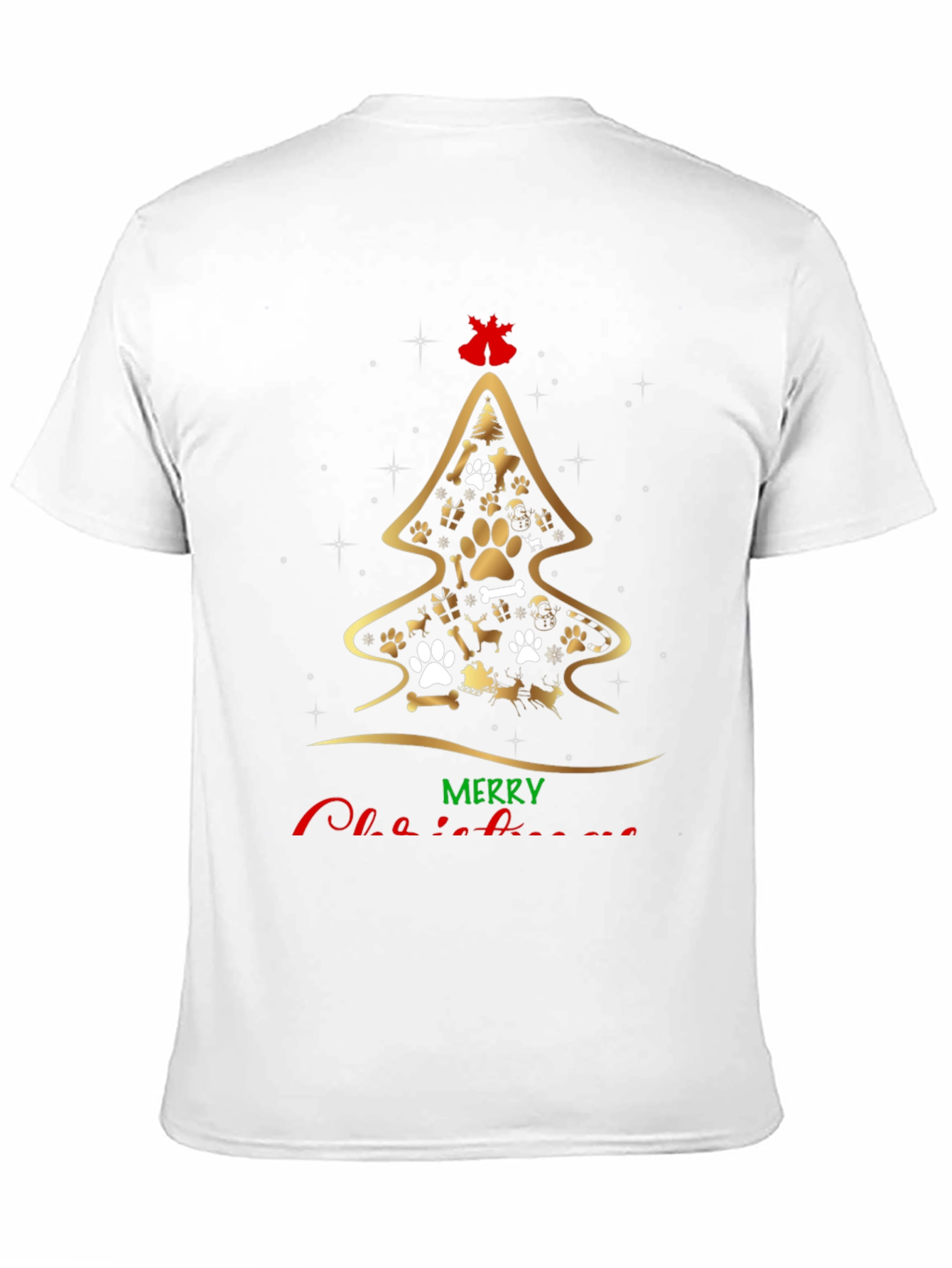Dog Lover Christmas Tree T-Shirt