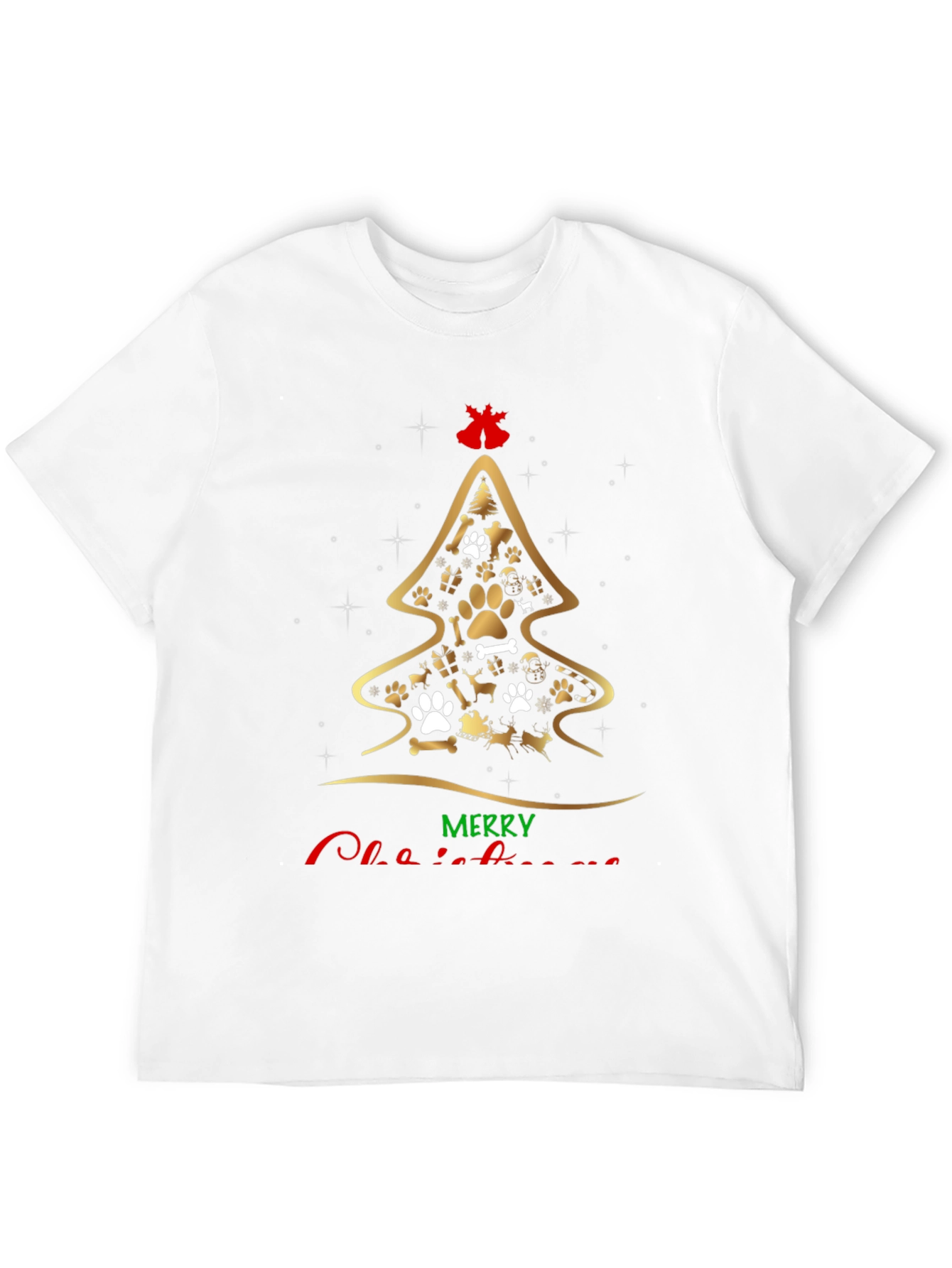 Dog Lover Christmas Tree T-Shirt