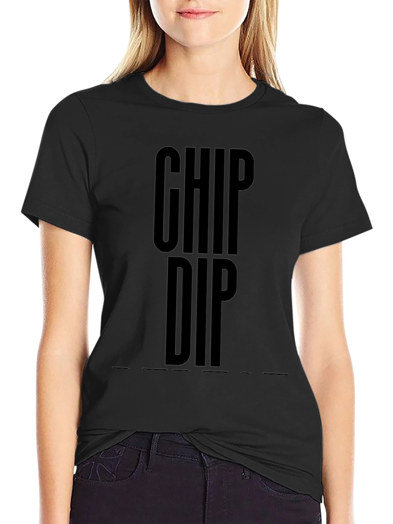 Chip Dip Black Graphic Tee