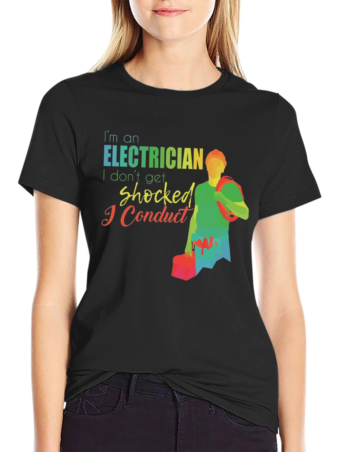 Electrician Humor Graphic T-Shirt