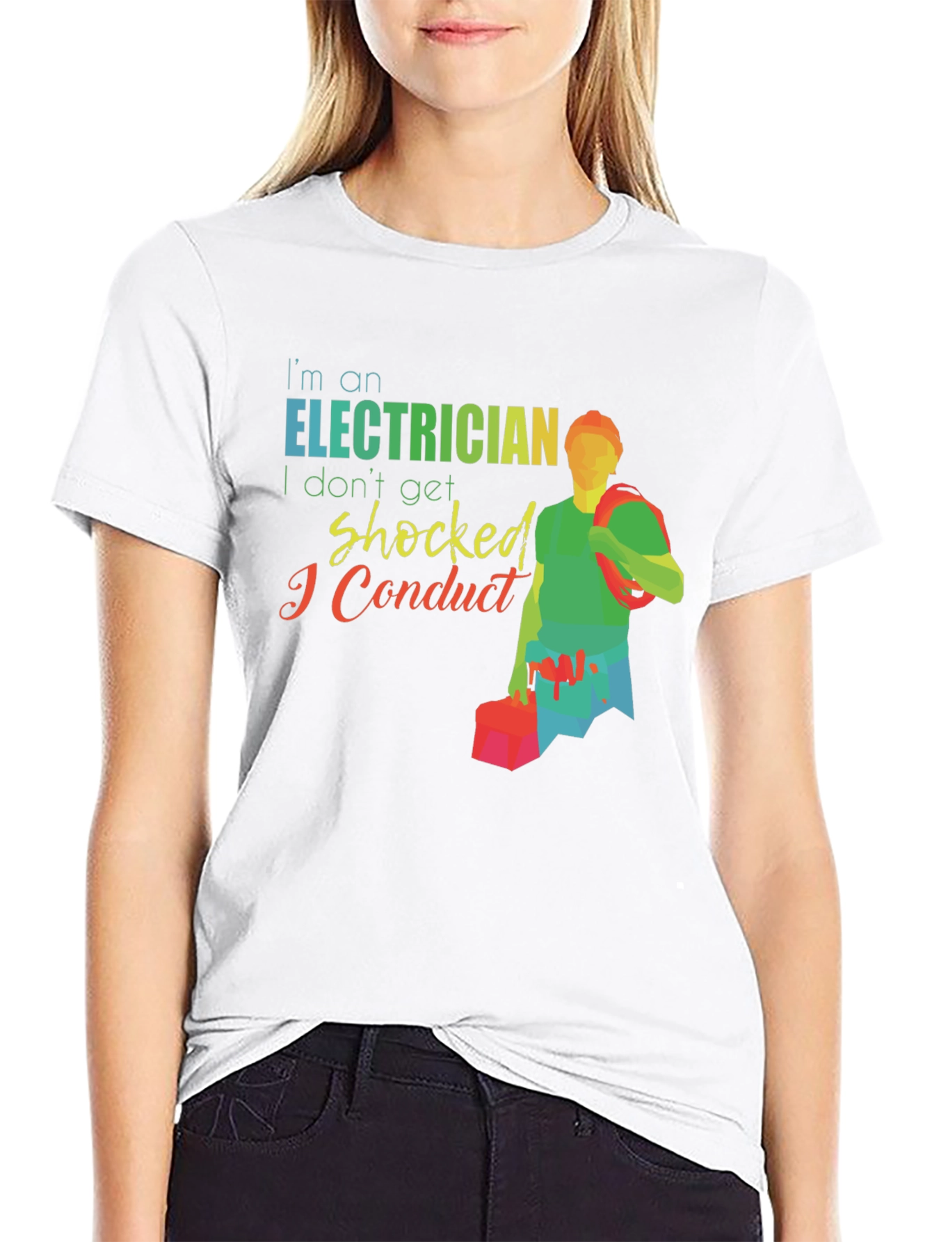 Electrician Humor Graphic T-Shirt