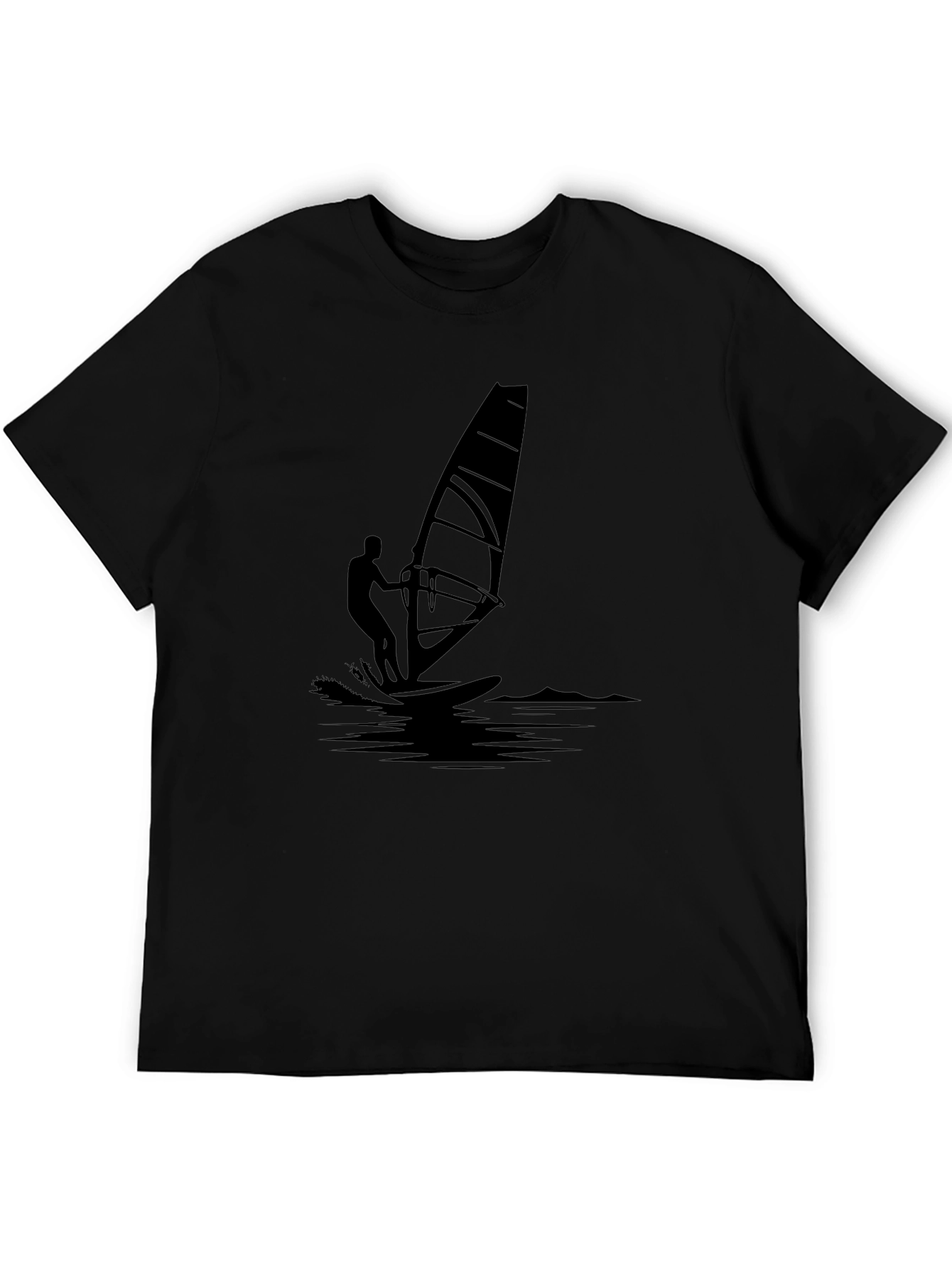 Windsurfer Graphic Tee - Black T-Shirt