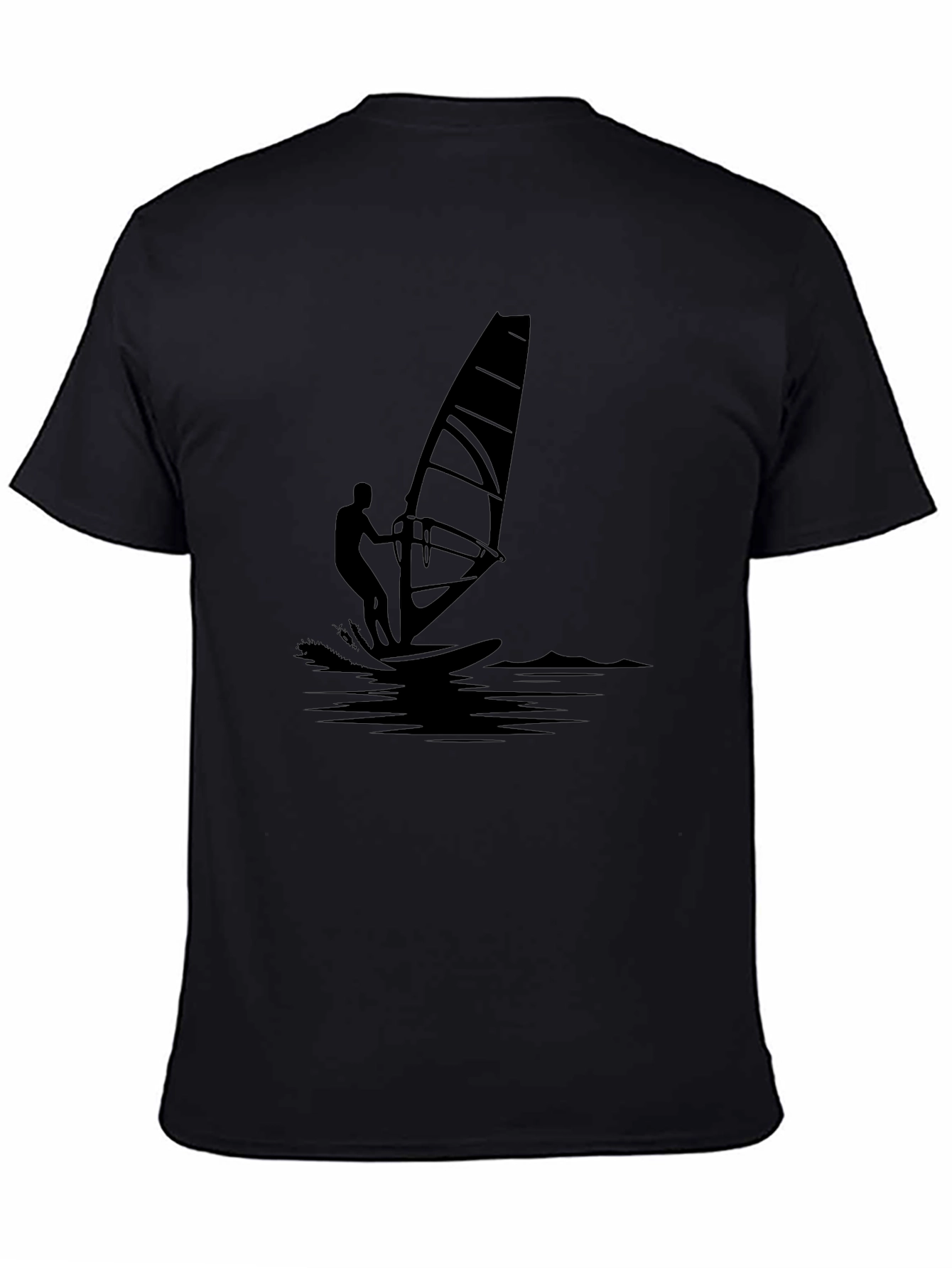 Windsurfer Graphic Tee - Black T-Shirt