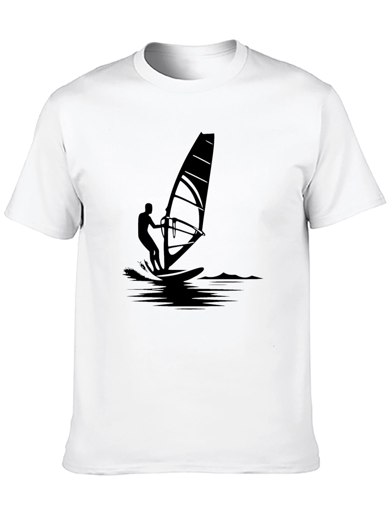 Windsurfer Graphic Tee - Black T-Shirt