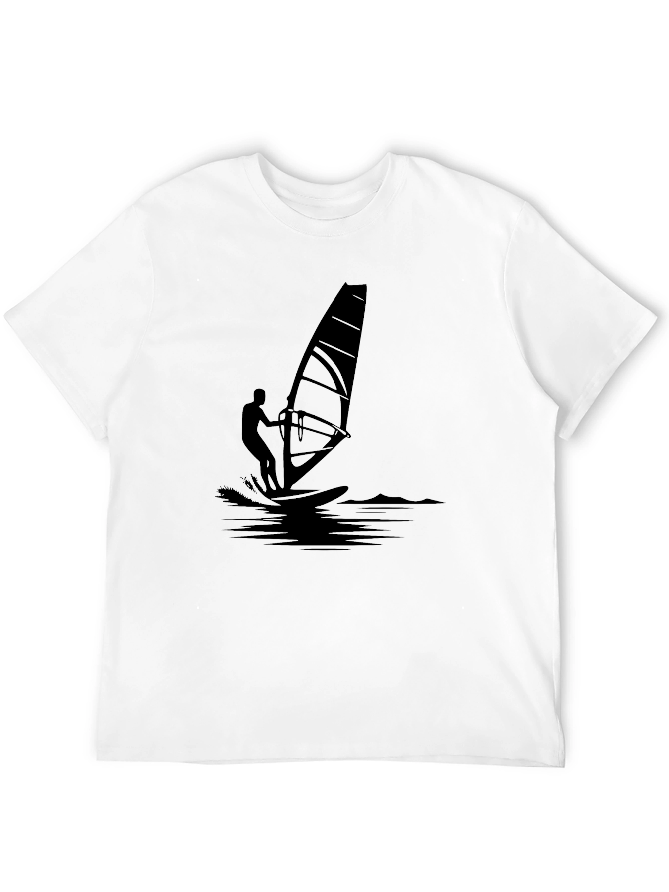 Windsurfer Graphic Tee - Black T-Shirt