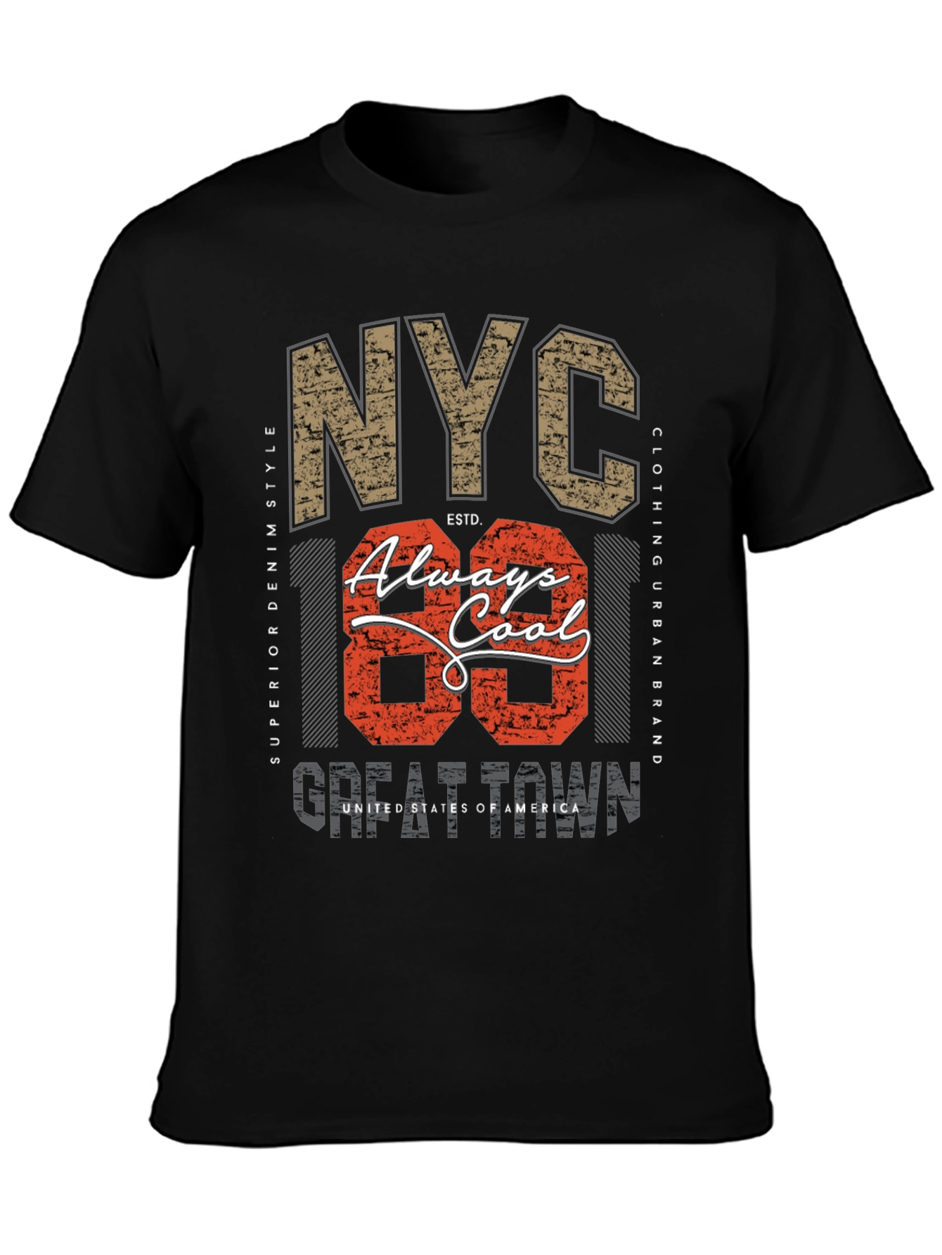 NYC Always Cool Graphic Print Tee