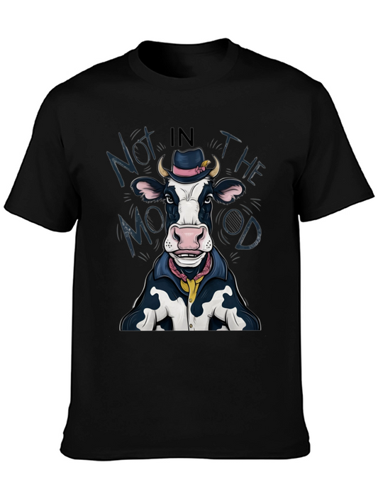 Funny Cow Graphic Tee - Not in the Mood