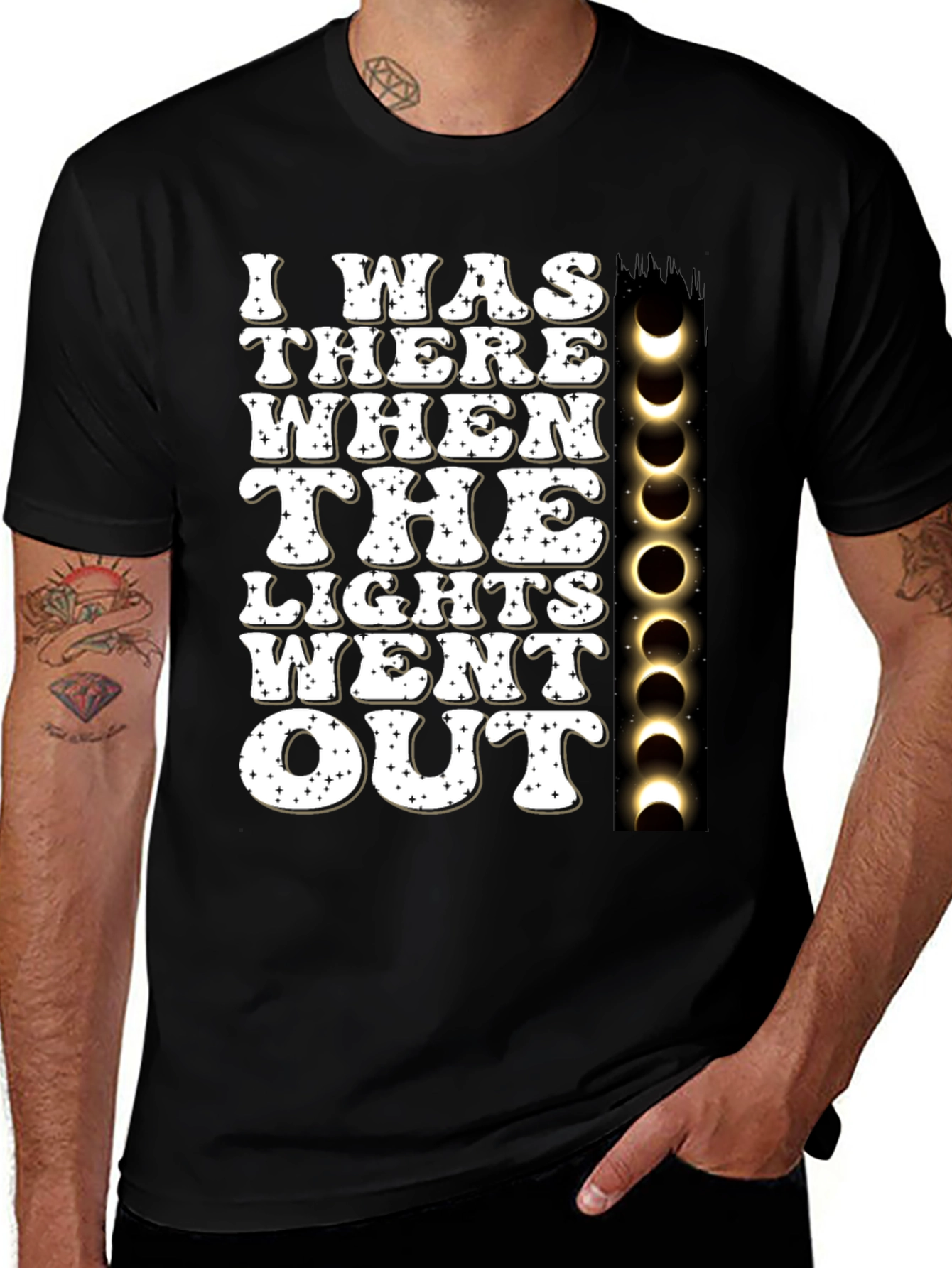 I Was There When The Lights Went Out T-Shirt