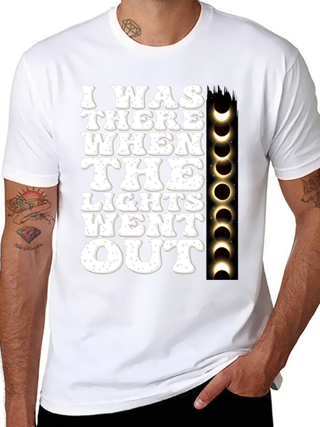 I Was There When The Lights Went Out T-Shirt