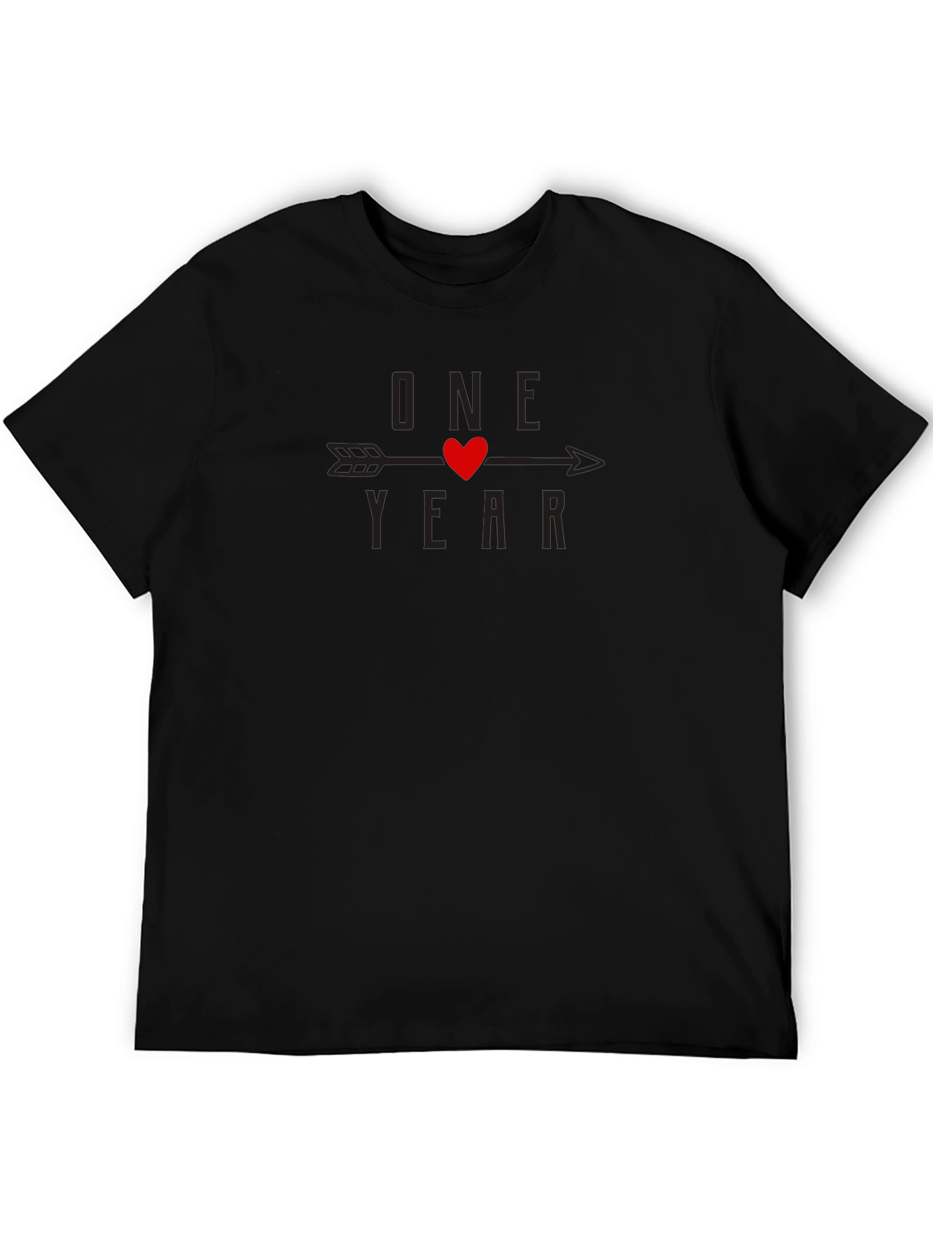 One Year Anniversary Arrow Heart T-Shirt