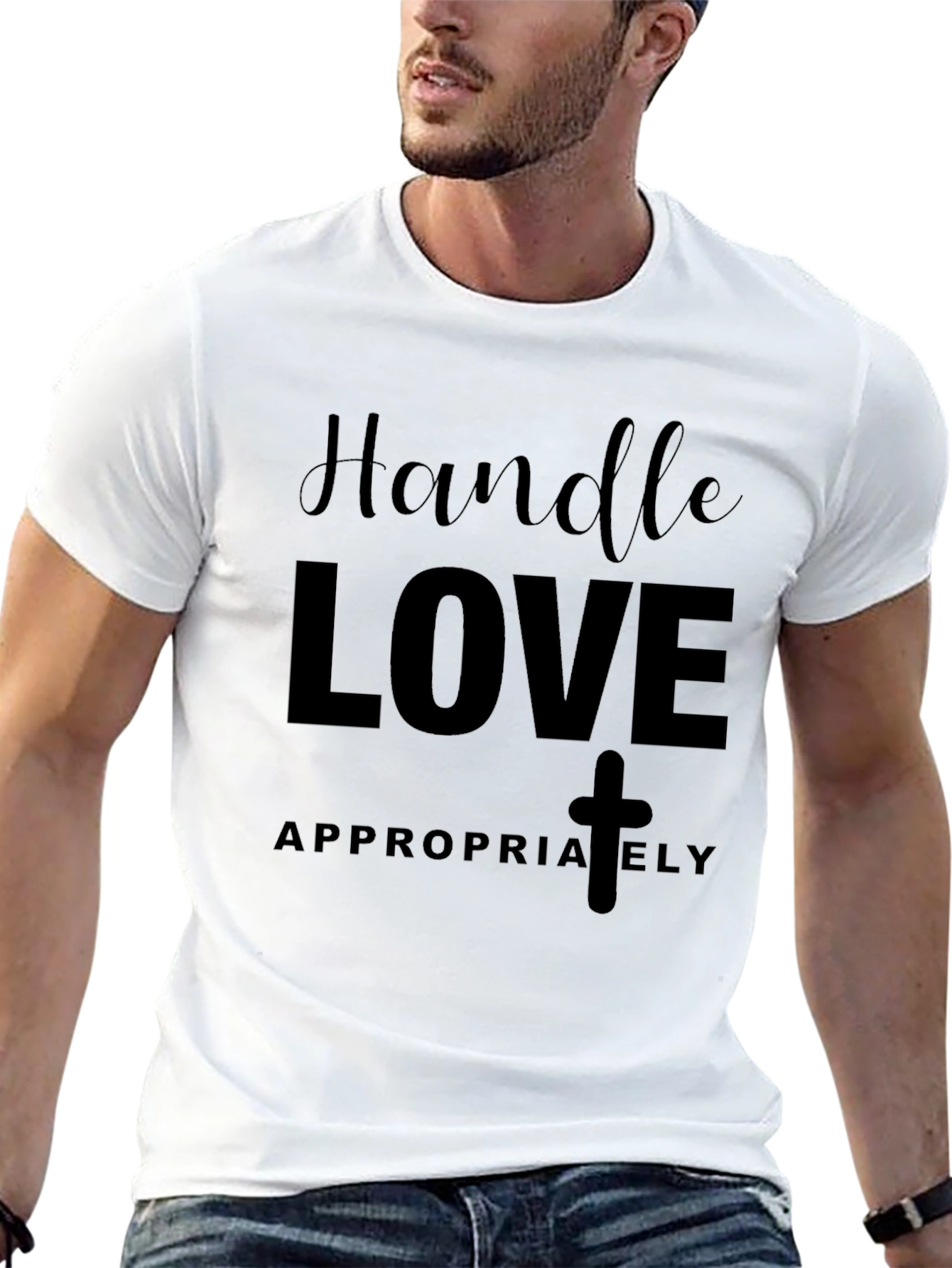 Handle Love Appropriately Black T-Shirt