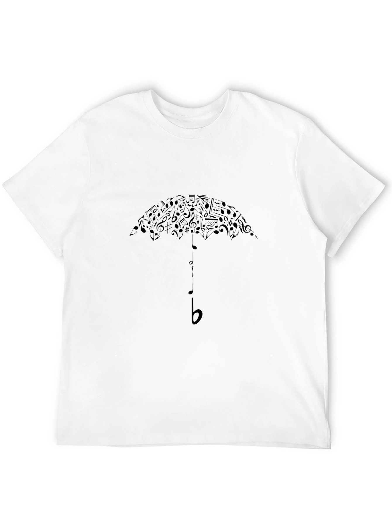 Musical Umbrella T-Shirt - Unique Design