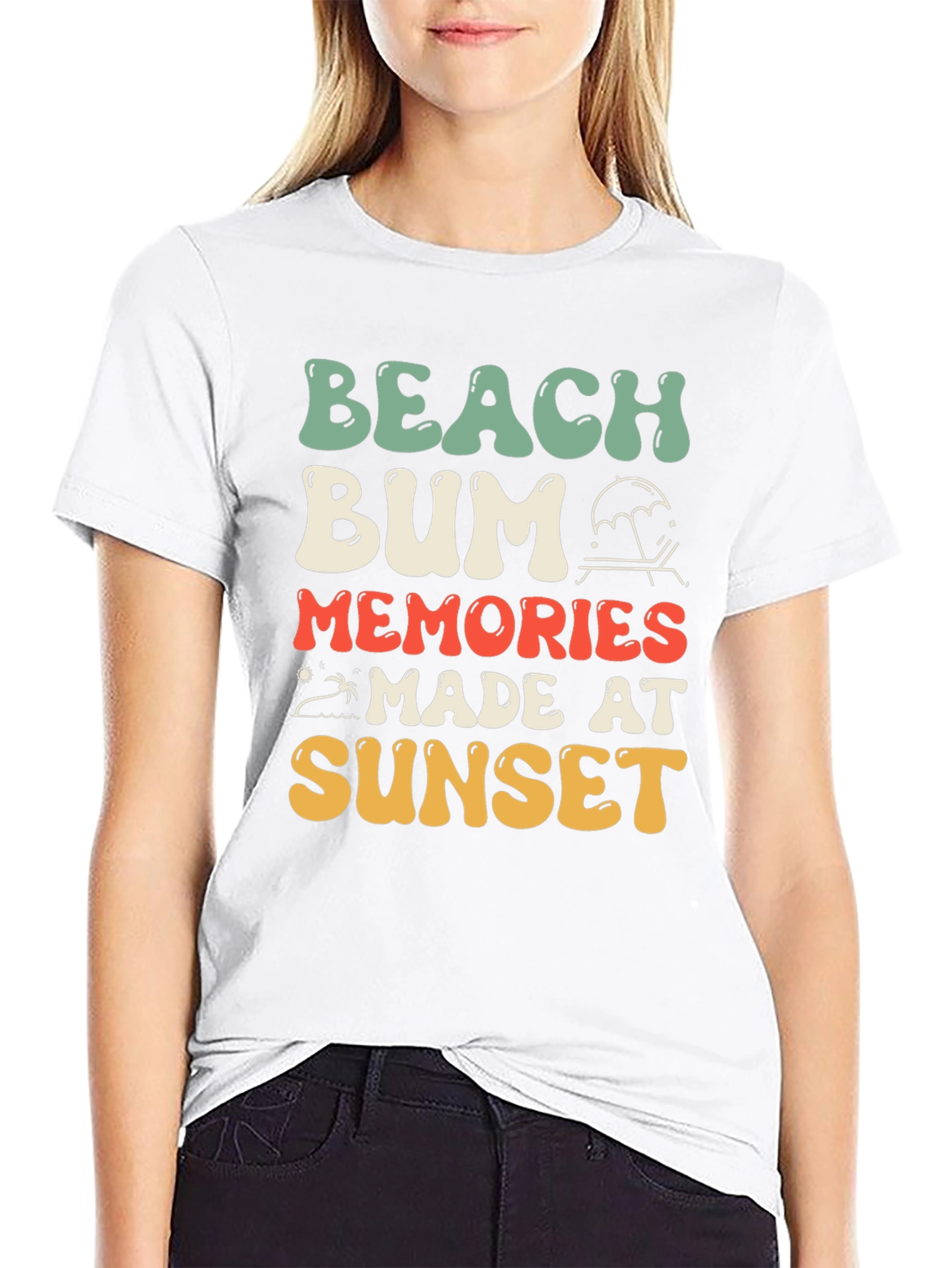 Beach Bum Sunset Memories T-Shirt