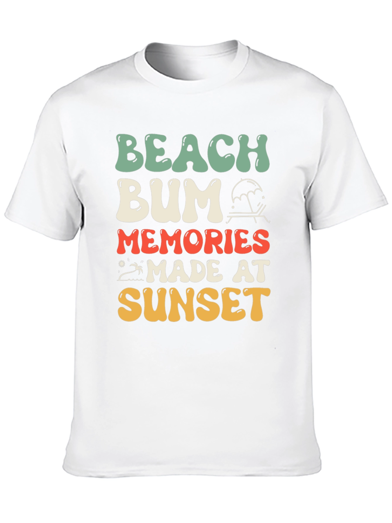 Beach Bum Sunset Memories T-Shirt