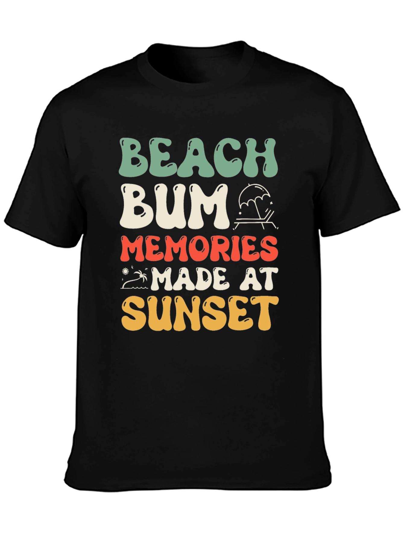 Beach Bum Sunset Memories T-Shirt