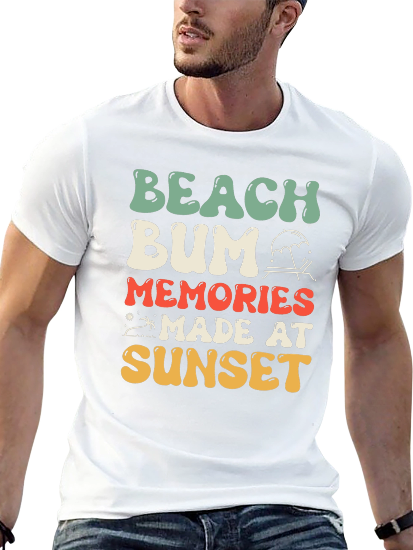 Beach Bum Sunset Memories T-Shirt