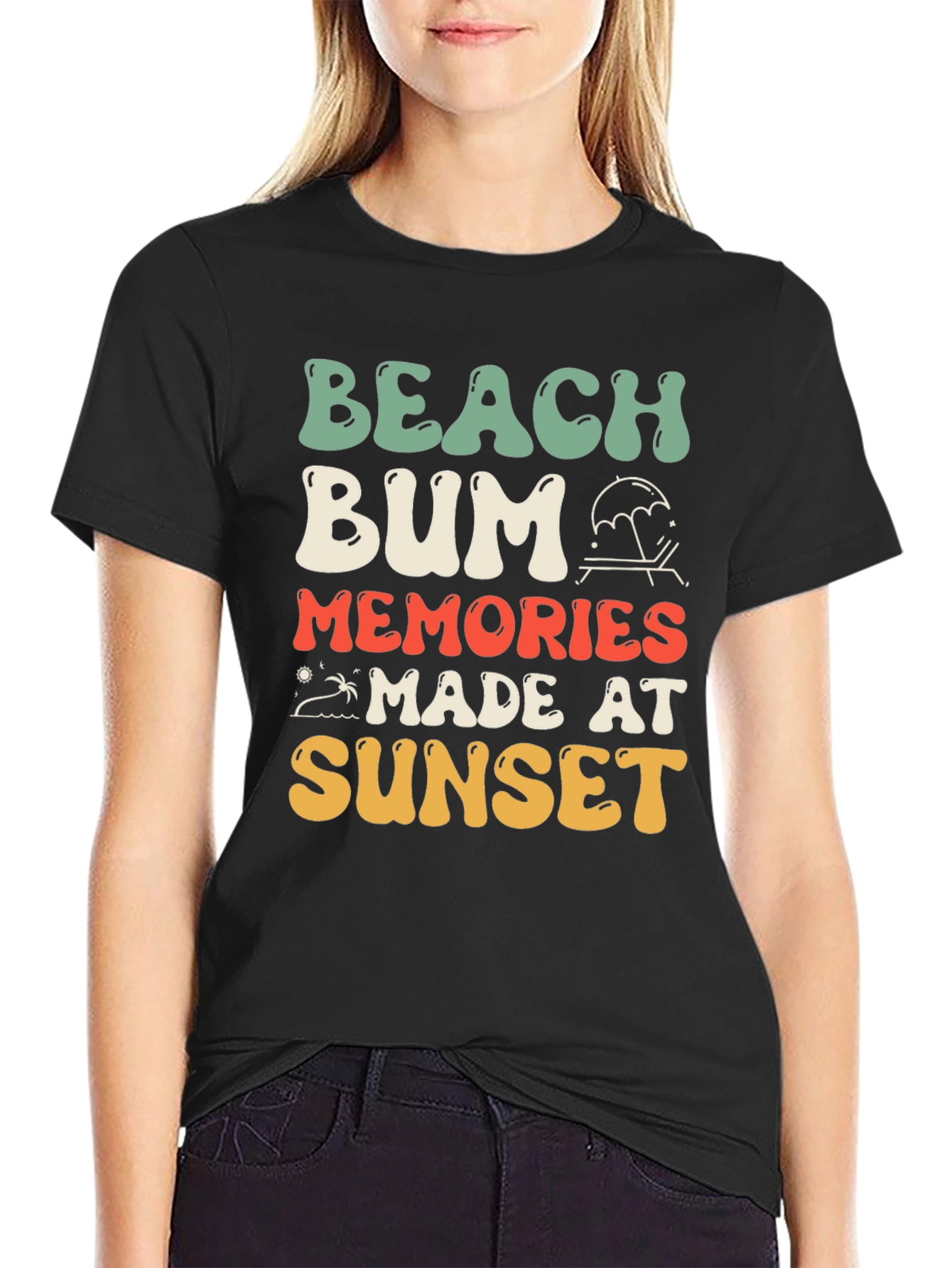 Beach Bum Sunset Memories T-Shirt