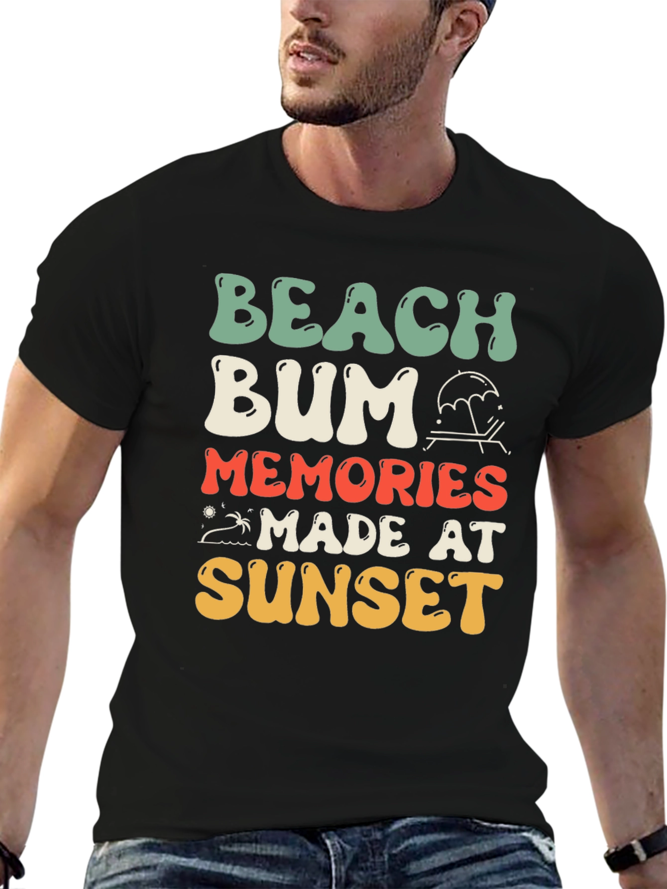 Beach Bum Sunset Memories T-Shirt