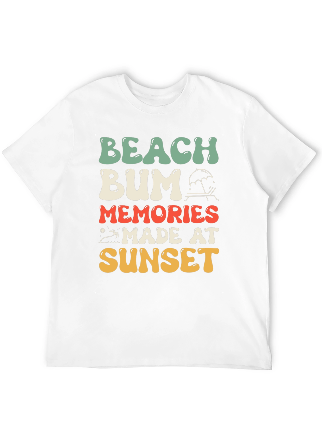 Beach Bum Sunset Memories T-Shirt