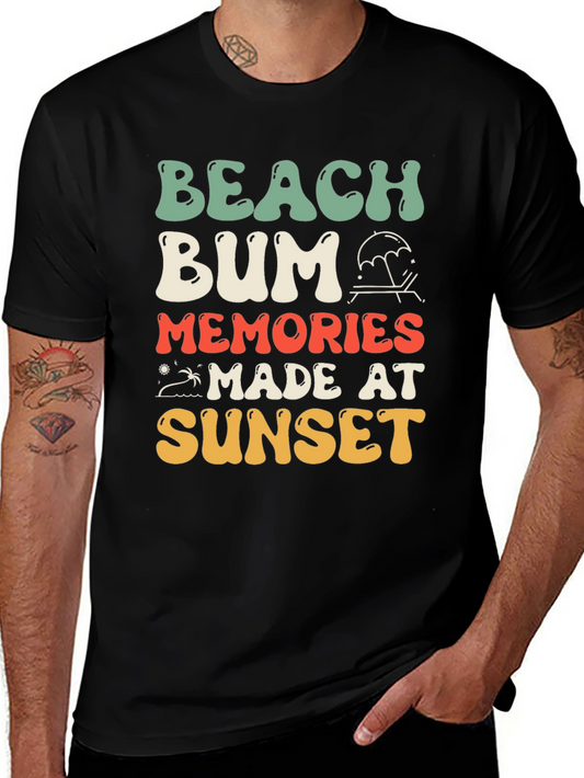 Beach Bum Sunset Memories T-Shirt