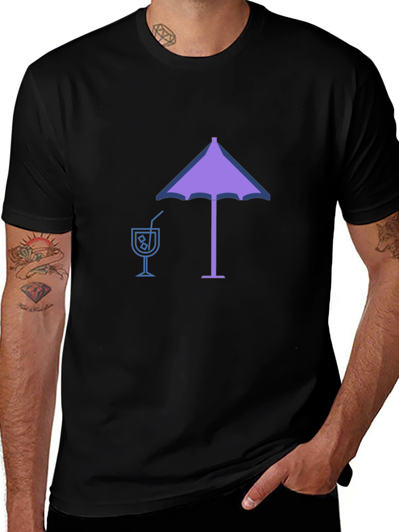Beach Vibes Graphic Tee - Relaxed Fit Cotton T-Shirt