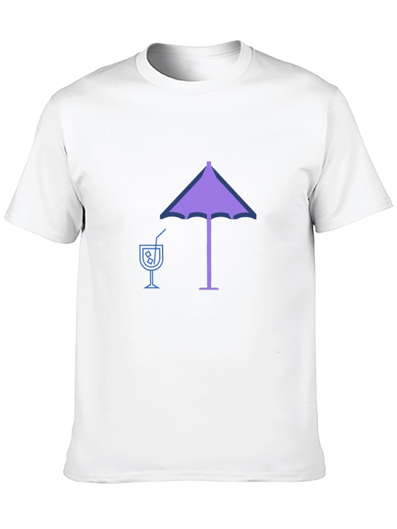 Beach Vibes Graphic Tee - Relaxed Fit Cotton T-Shirt
