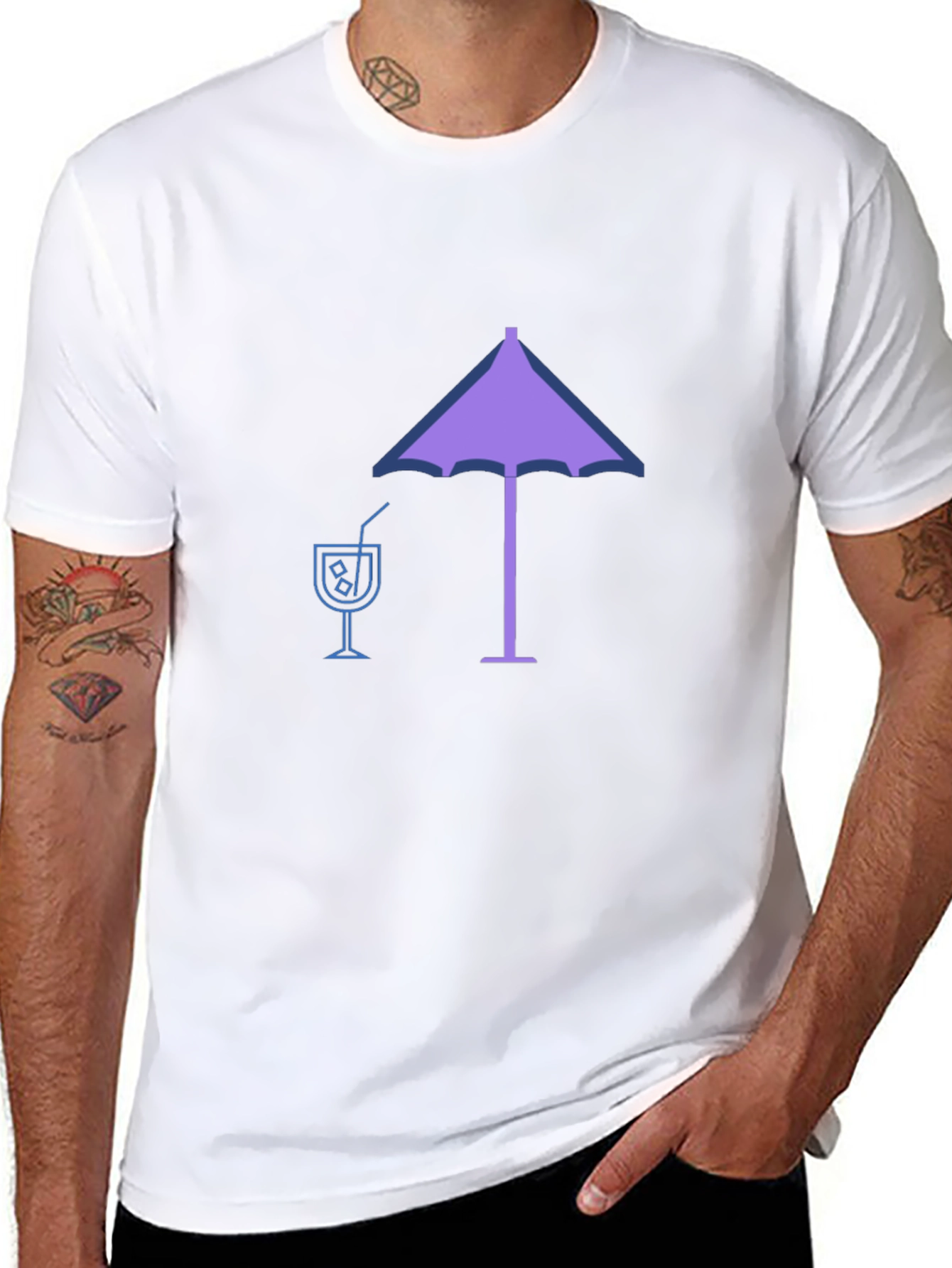 Beach Vibes Graphic Tee - Relaxed Fit Cotton T-Shirt