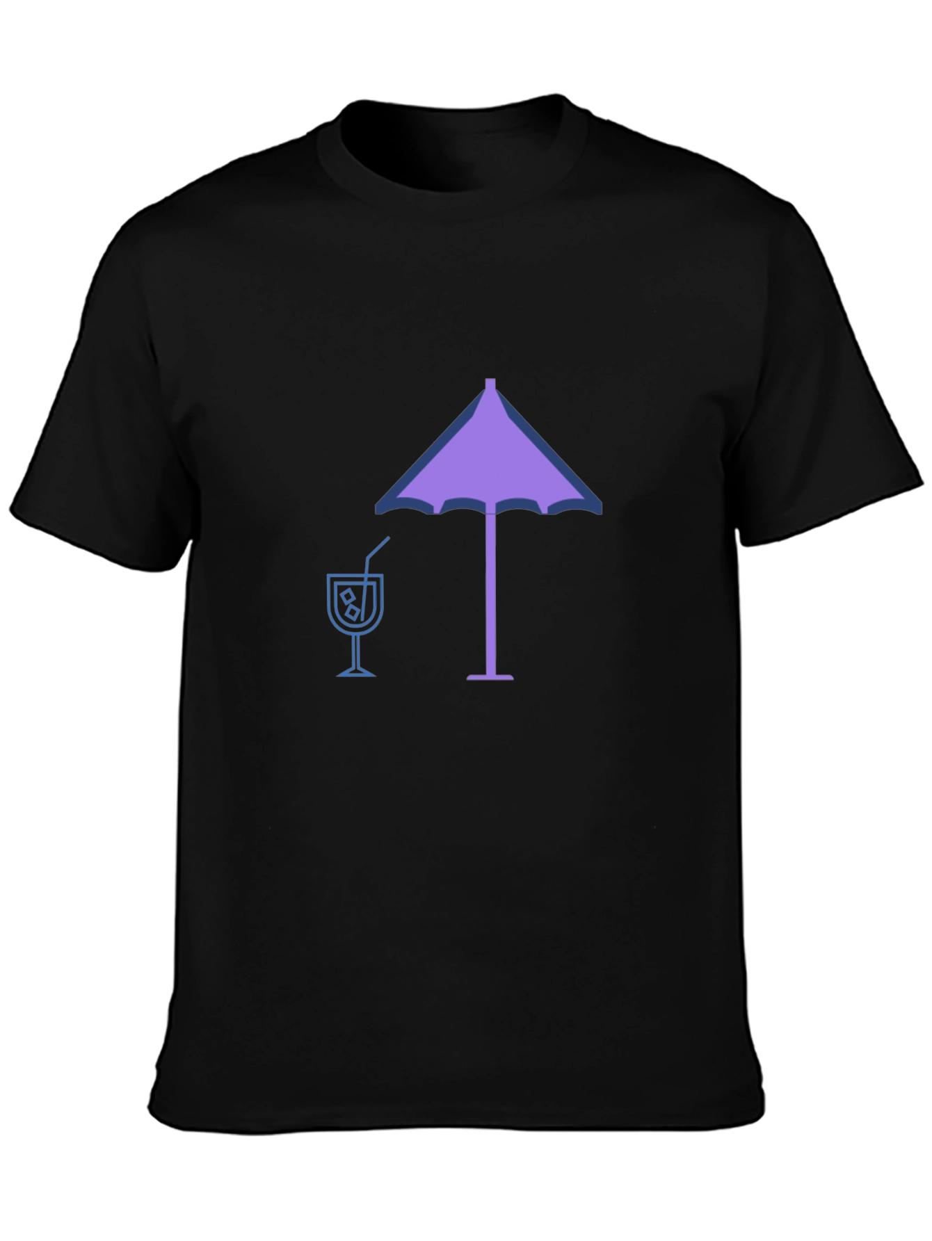 Beach Vibes Graphic Tee - Relaxed Fit Cotton T-Shirt