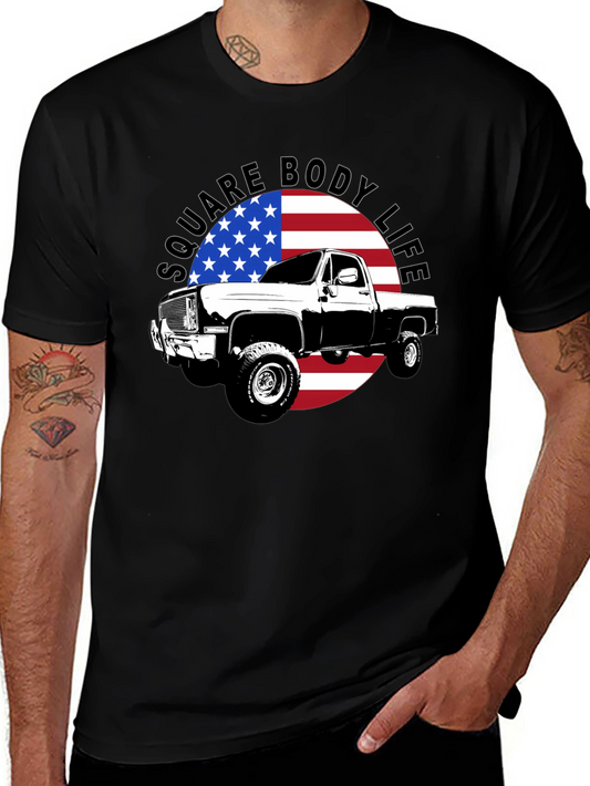 Square Body Life Black T-Shirt