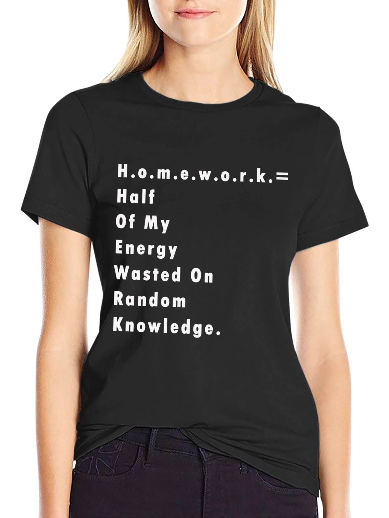 Funny Homework Definition Graphic T-Shirt