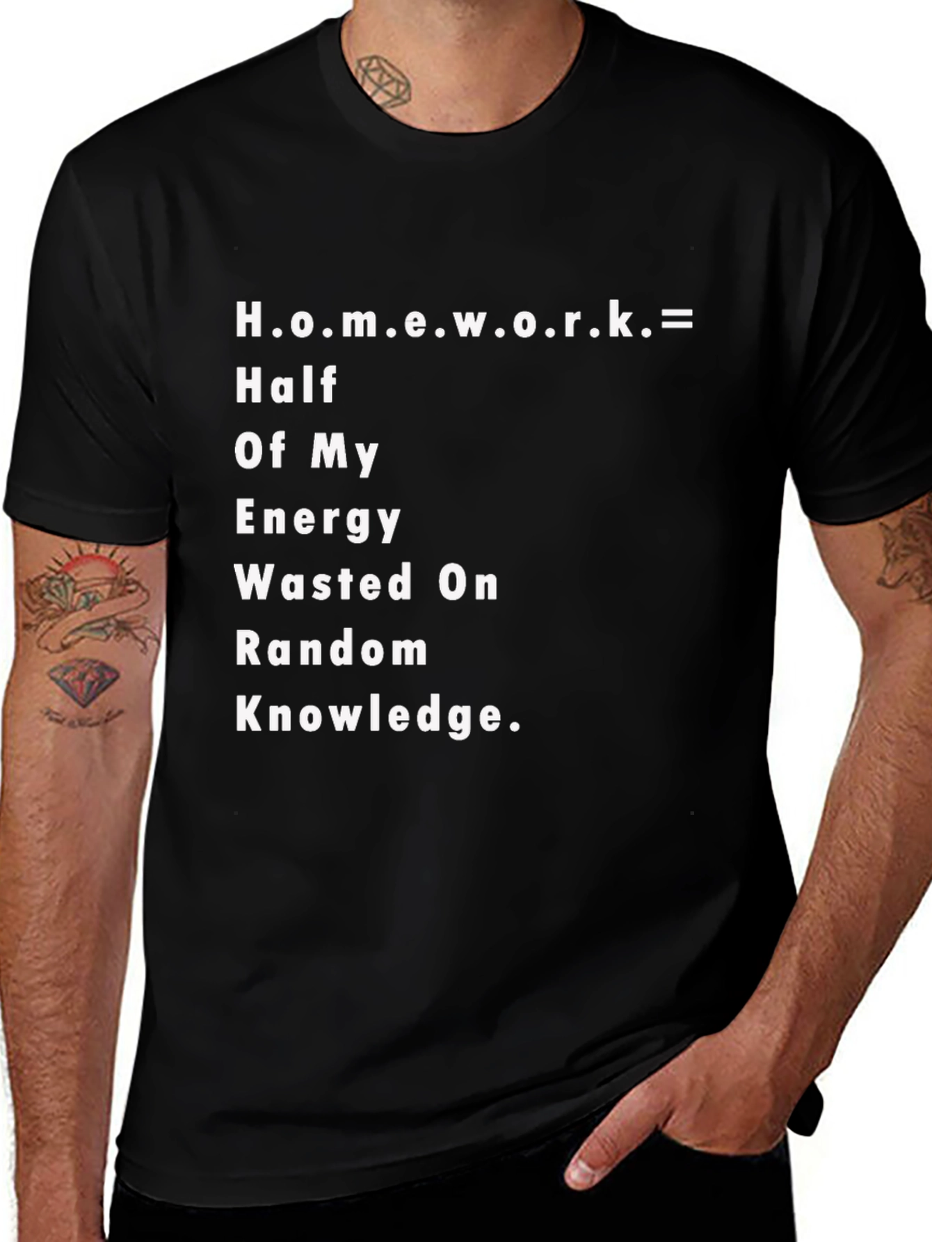 Funny Homework Definition Graphic T-Shirt
