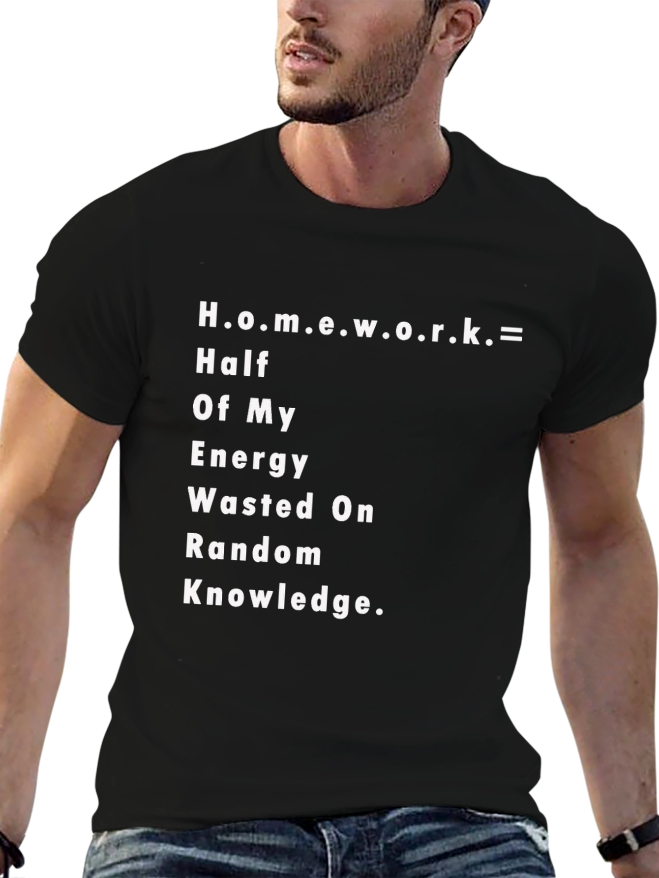 Funny Homework Definition Graphic T-Shirt
