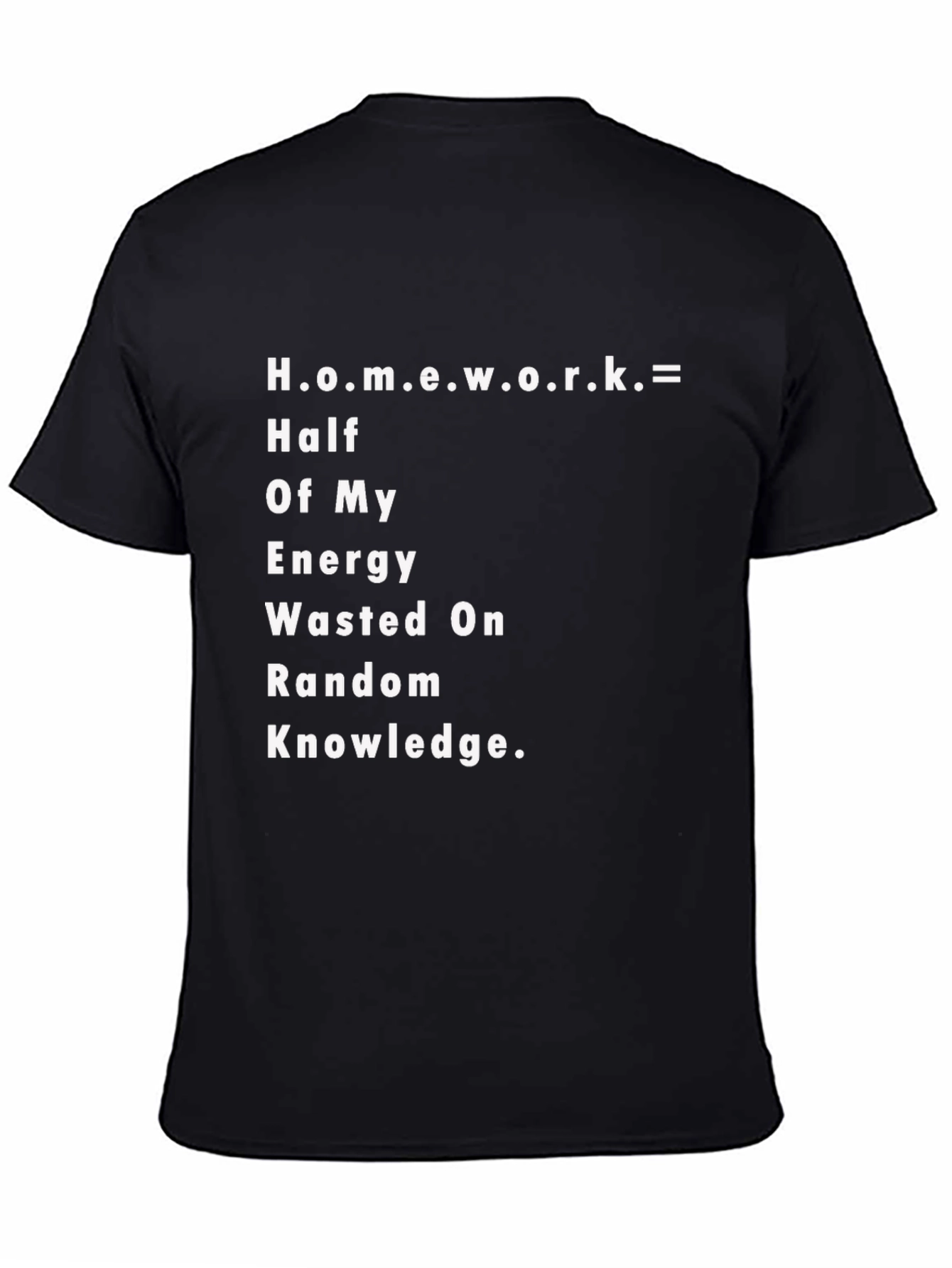 Funny Homework Definition Graphic T-Shirt