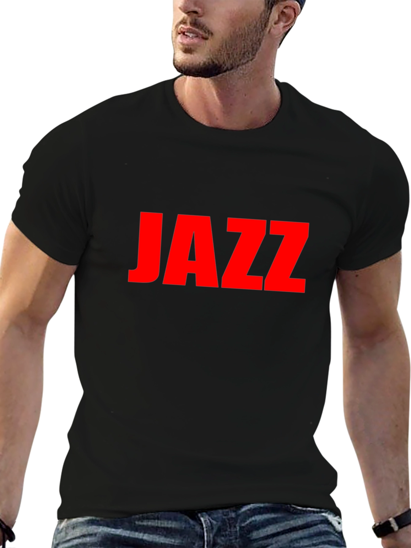 Bold Jazz Graphic T-Shirt - Classic Style