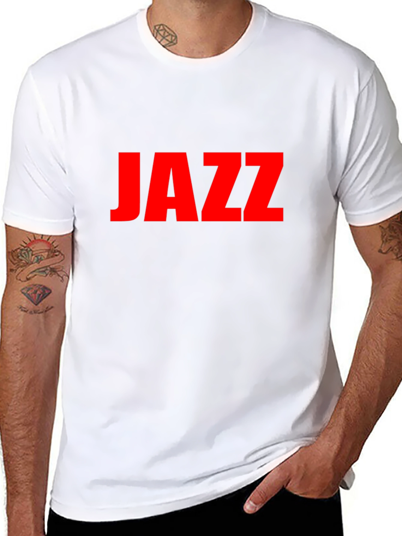 Bold Jazz Graphic T-Shirt - Classic Style