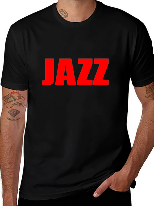 Bold Jazz Graphic T-Shirt - Classic Style