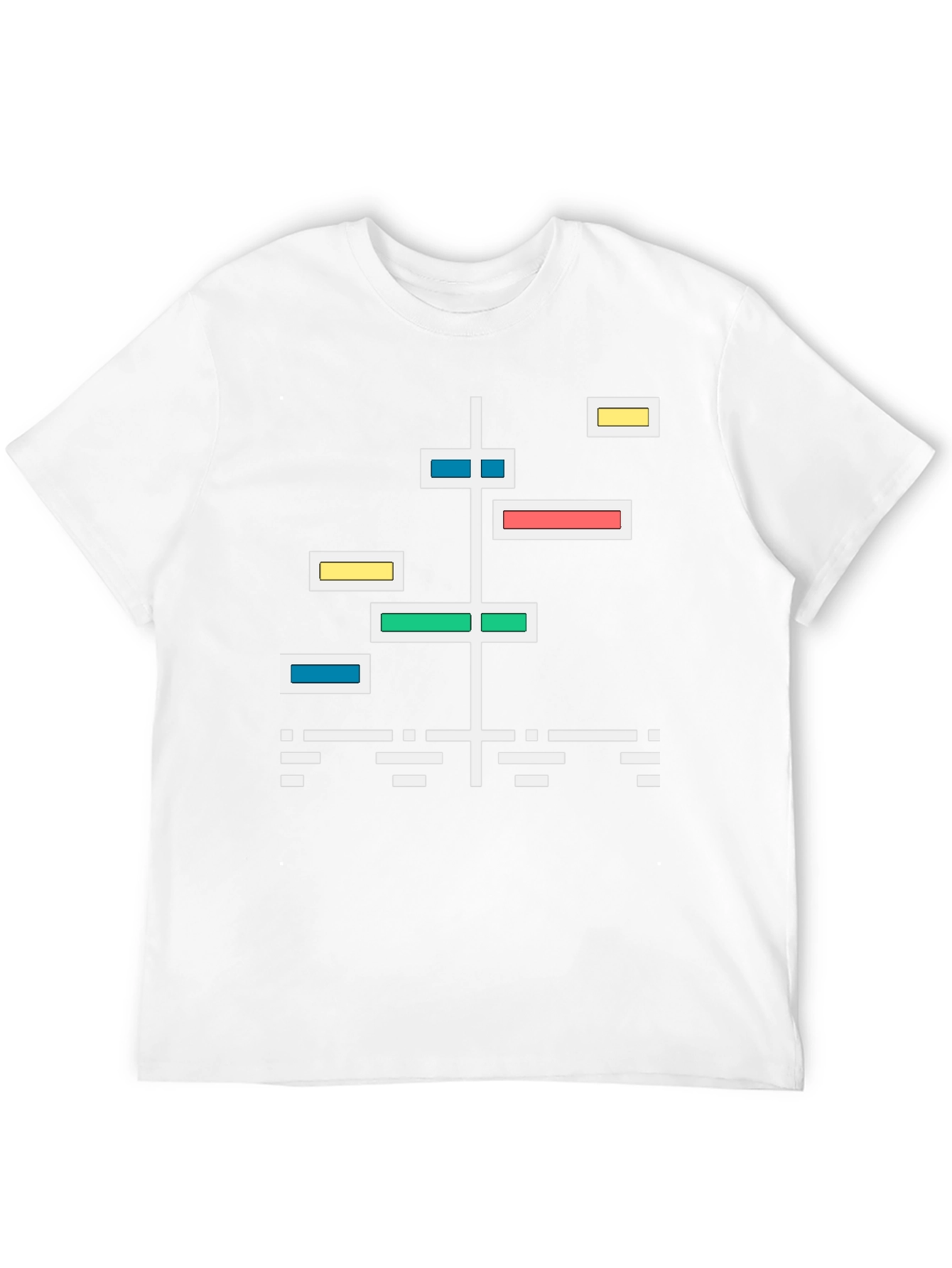 Abstract Graphic Tee - Modern Geometric Design
