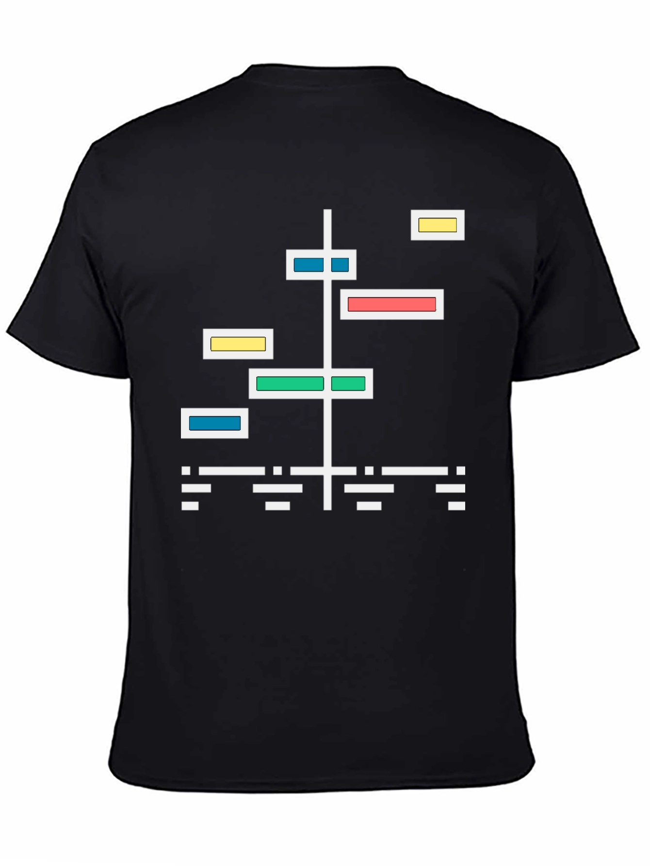 Abstract Graphic Tee - Modern Geometric Design