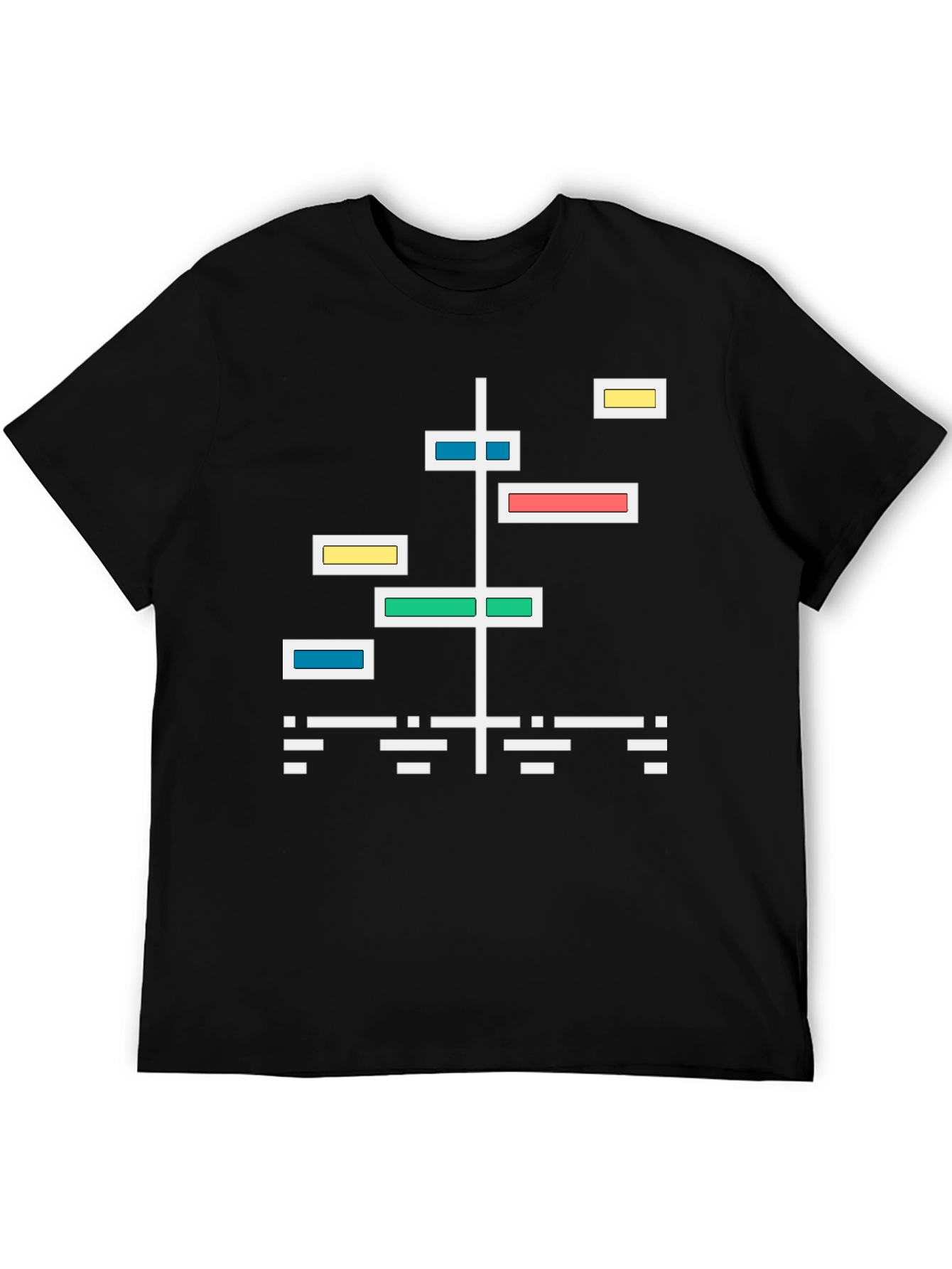 Abstract Graphic Tee - Modern Geometric Design