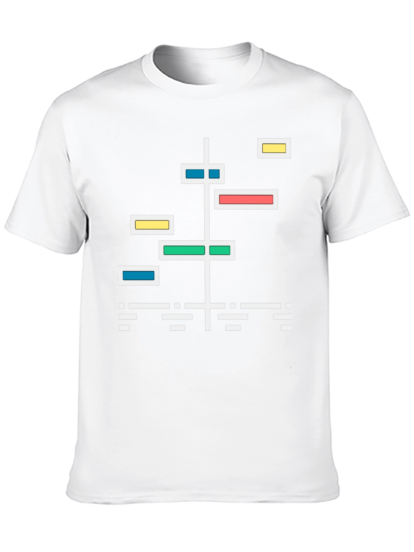 Abstract Graphic Tee - Modern Geometric Design