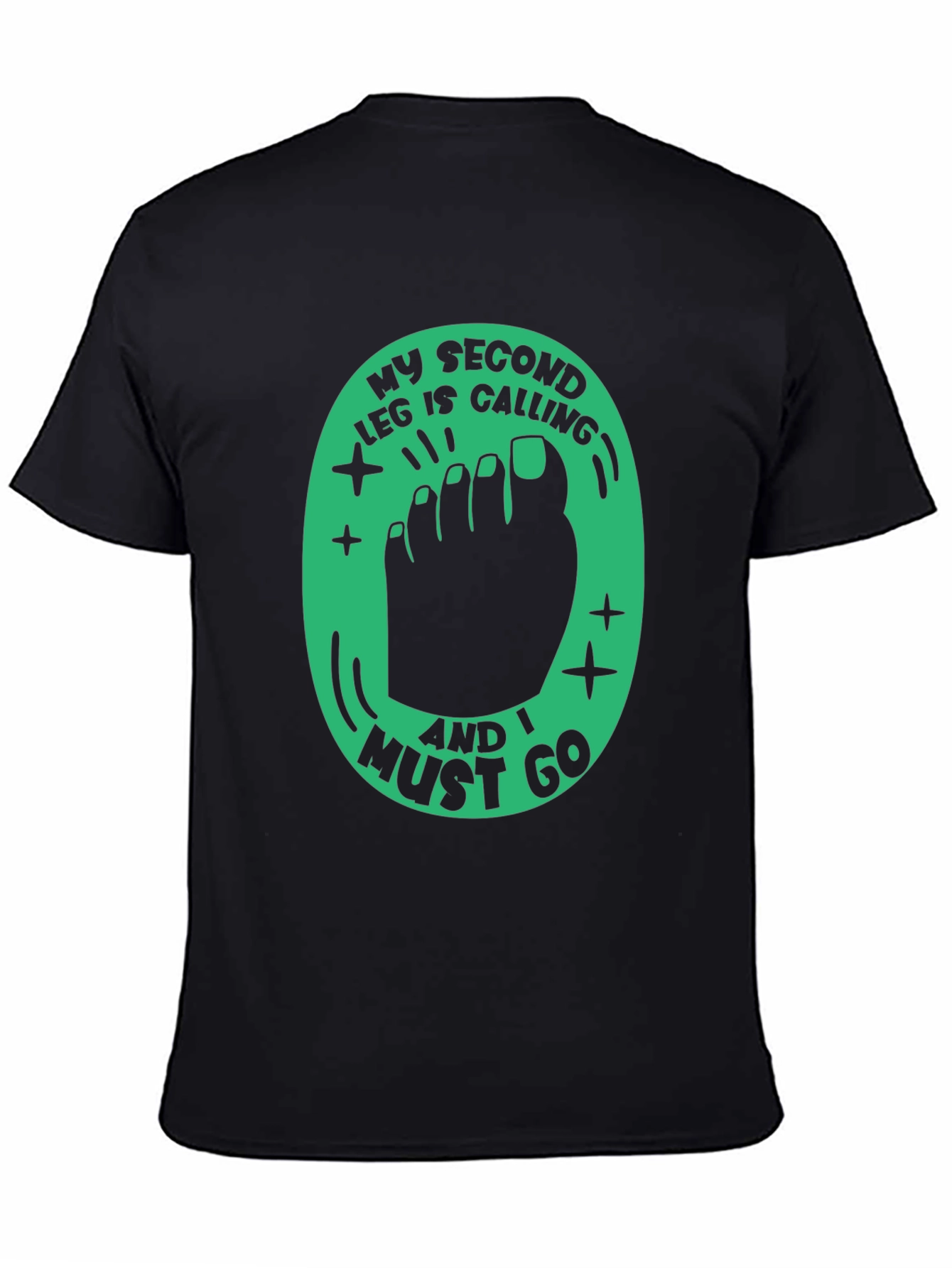 Funny Second Leg Calling Graphic Tee