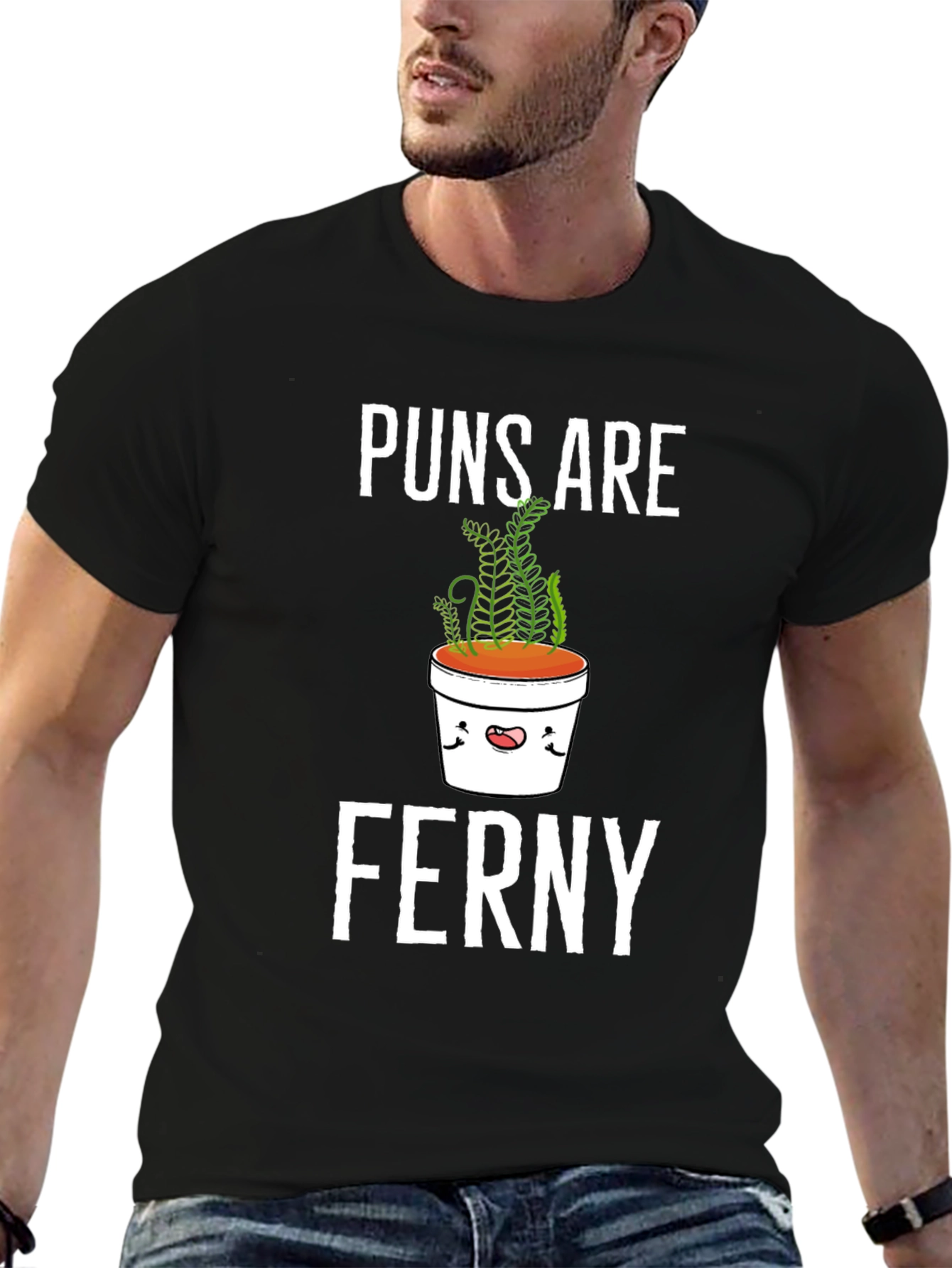 Puns Are Ferny T-Shirt - Funny Plant Pun Tee