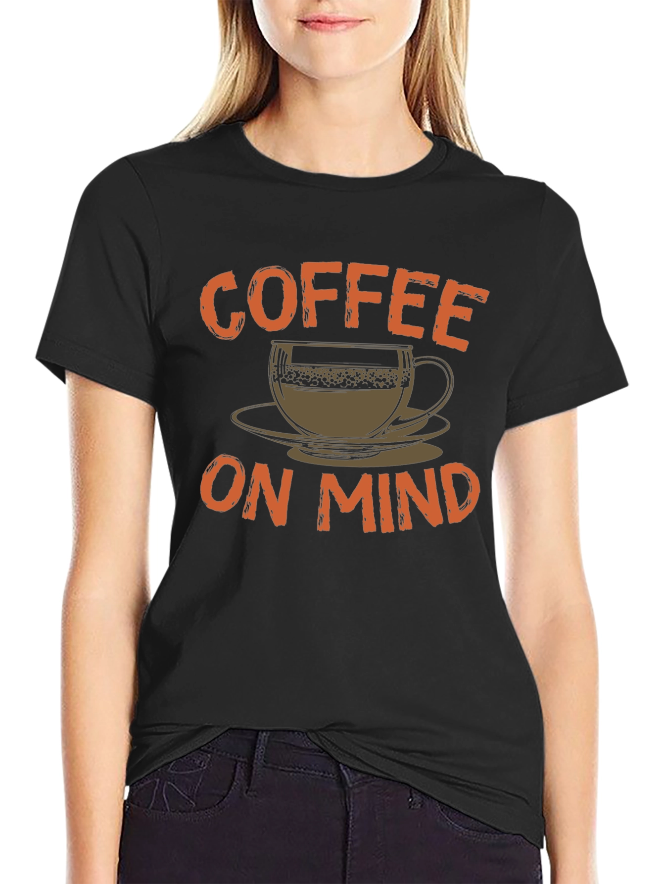 Coffee On Mind Graphic T-Shirt