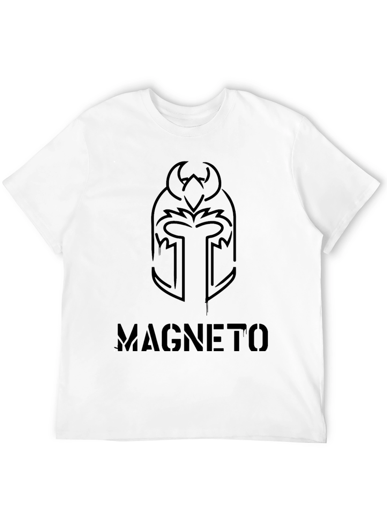 Magneto Helmet Graphic T-Shirt - Mens Black Tee