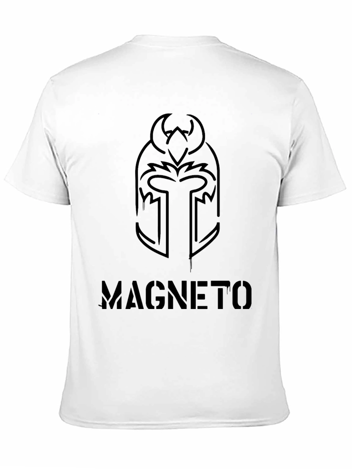 Magneto Helmet Graphic T-Shirt - Mens Black Tee