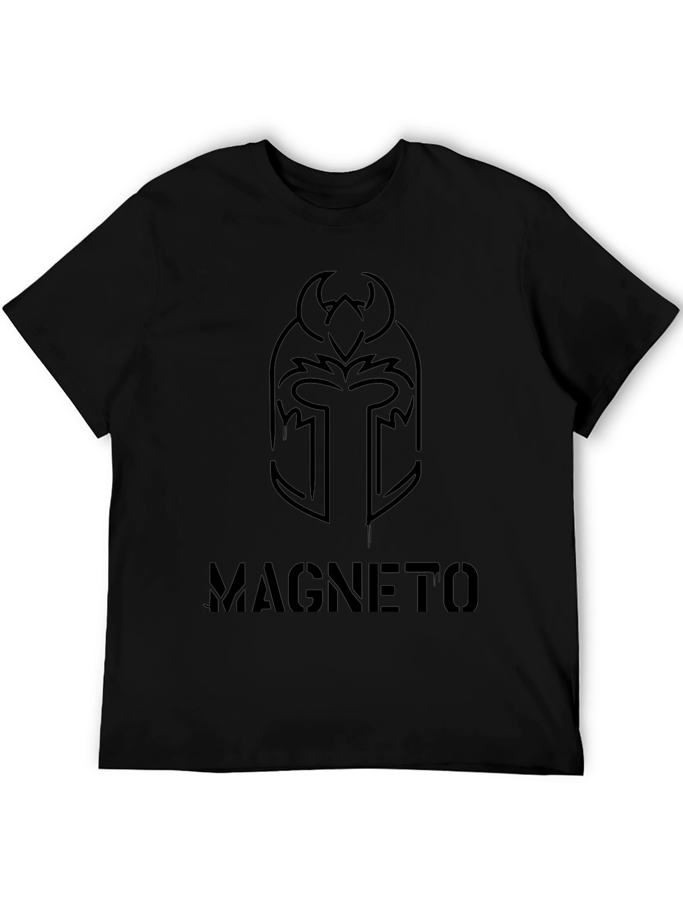 Magneto Helmet Graphic T-Shirt - Mens Black Tee
