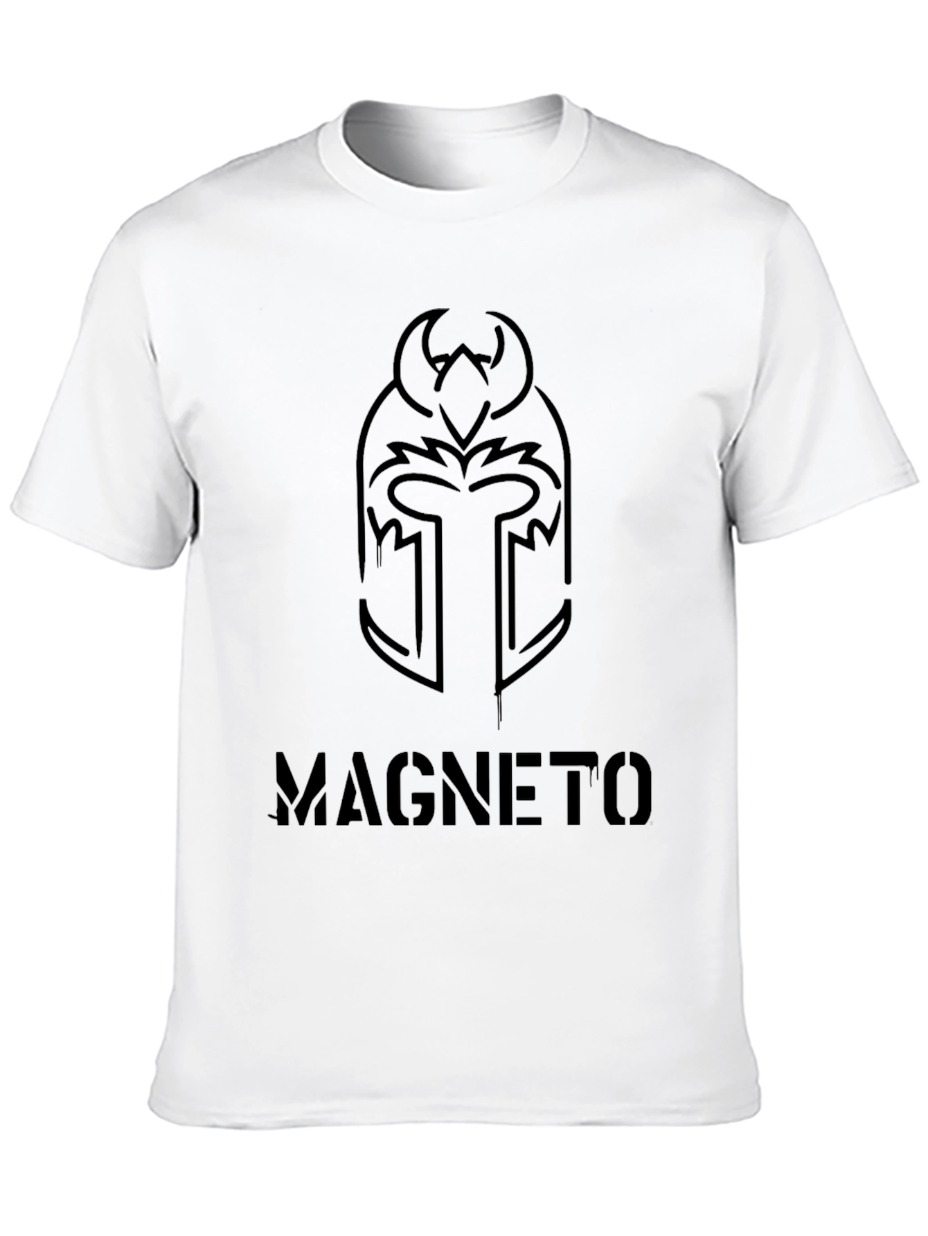 Magneto Helmet Graphic T-Shirt - Mens Black Tee
