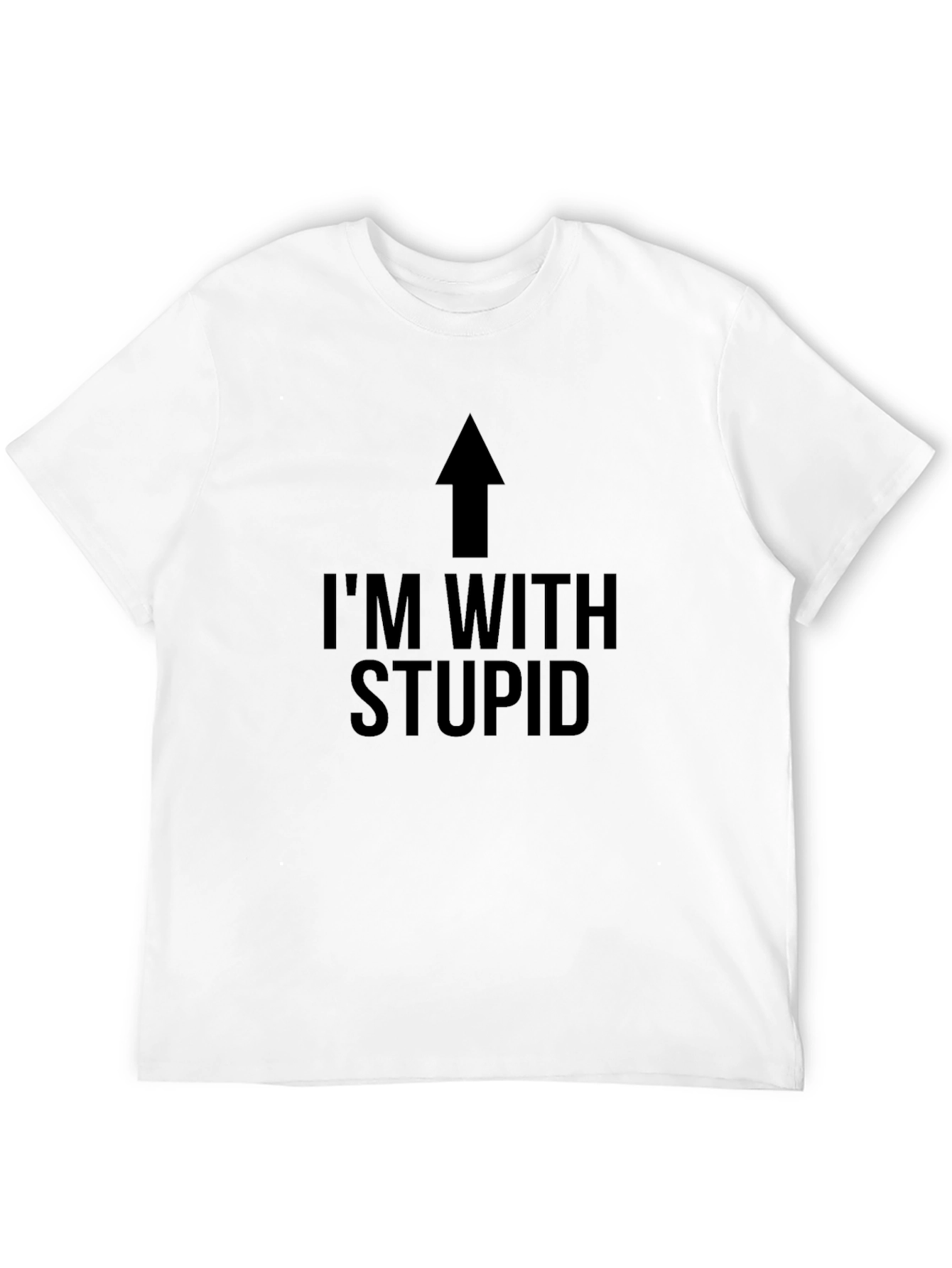 Im With Stupid T-Shirt - Novelty Humor Tee